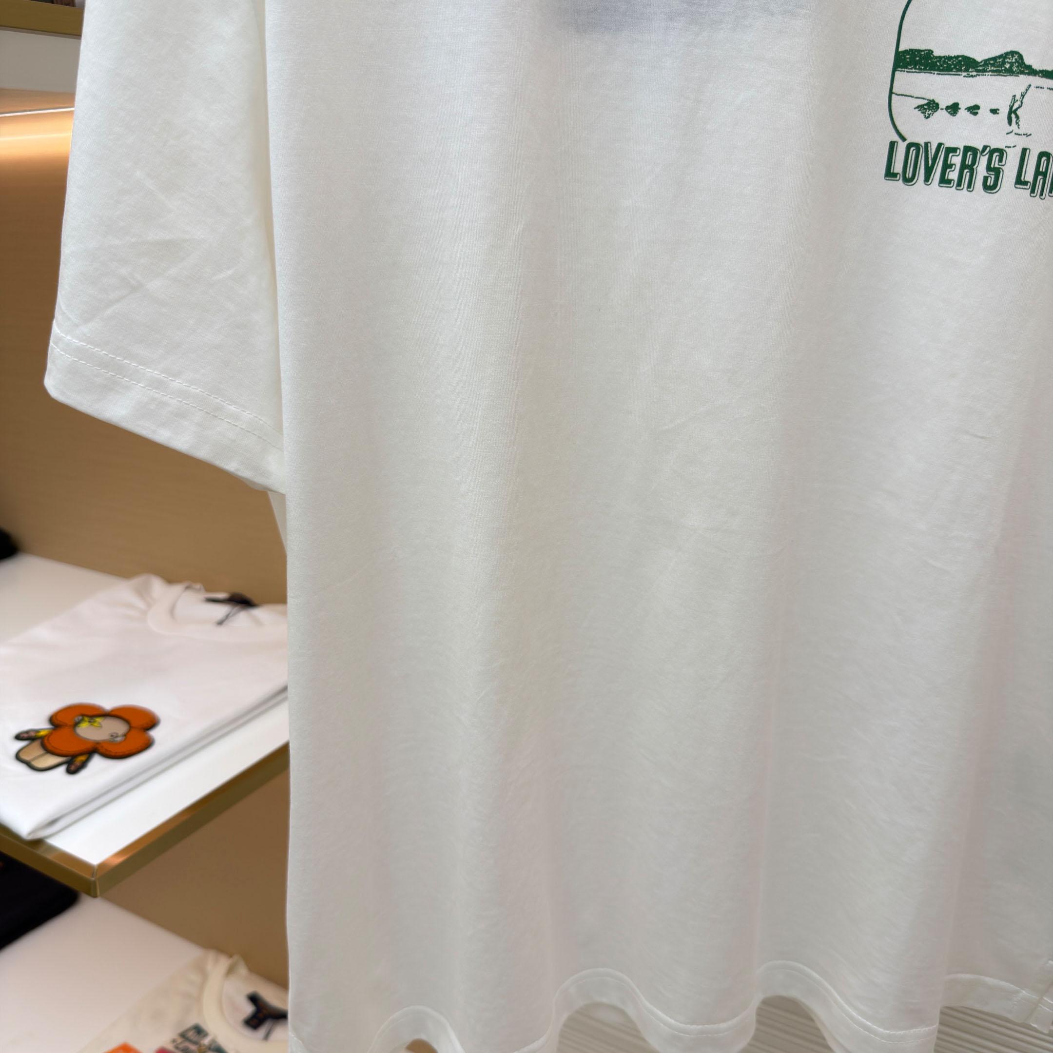 Prada Printed Cotton T-shirt - FashionPlug