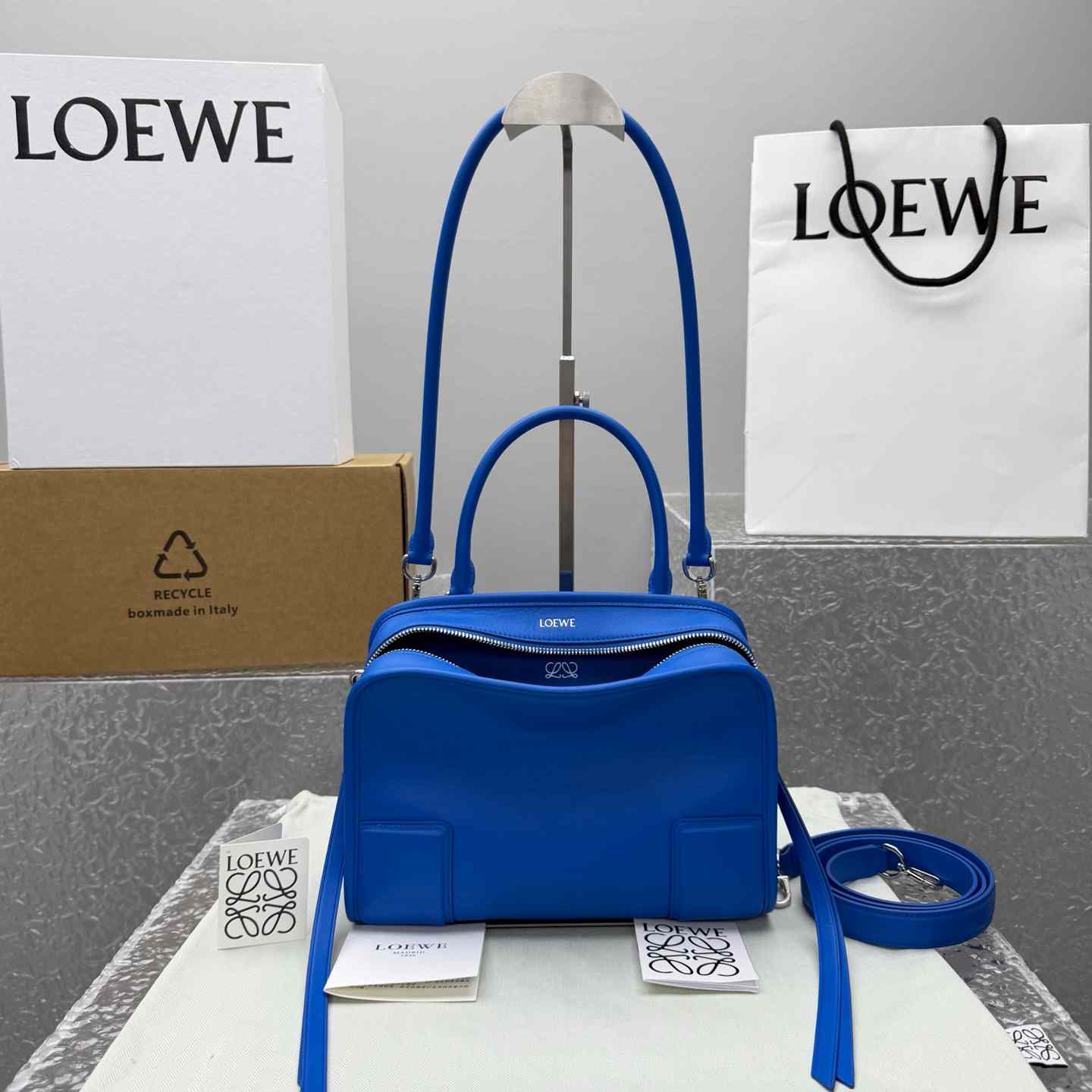 Loewe Small Amazona 180 Bag In Soft Calfskin - FashionPlug