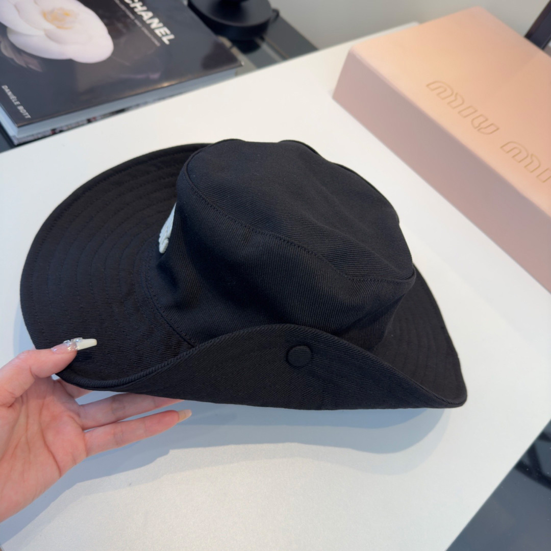 Miu Miu Drill Hat - FashionPlug