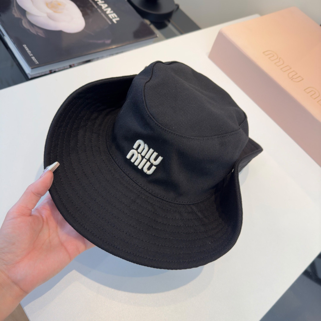 Miu Miu Drill Hat - FashionPlug