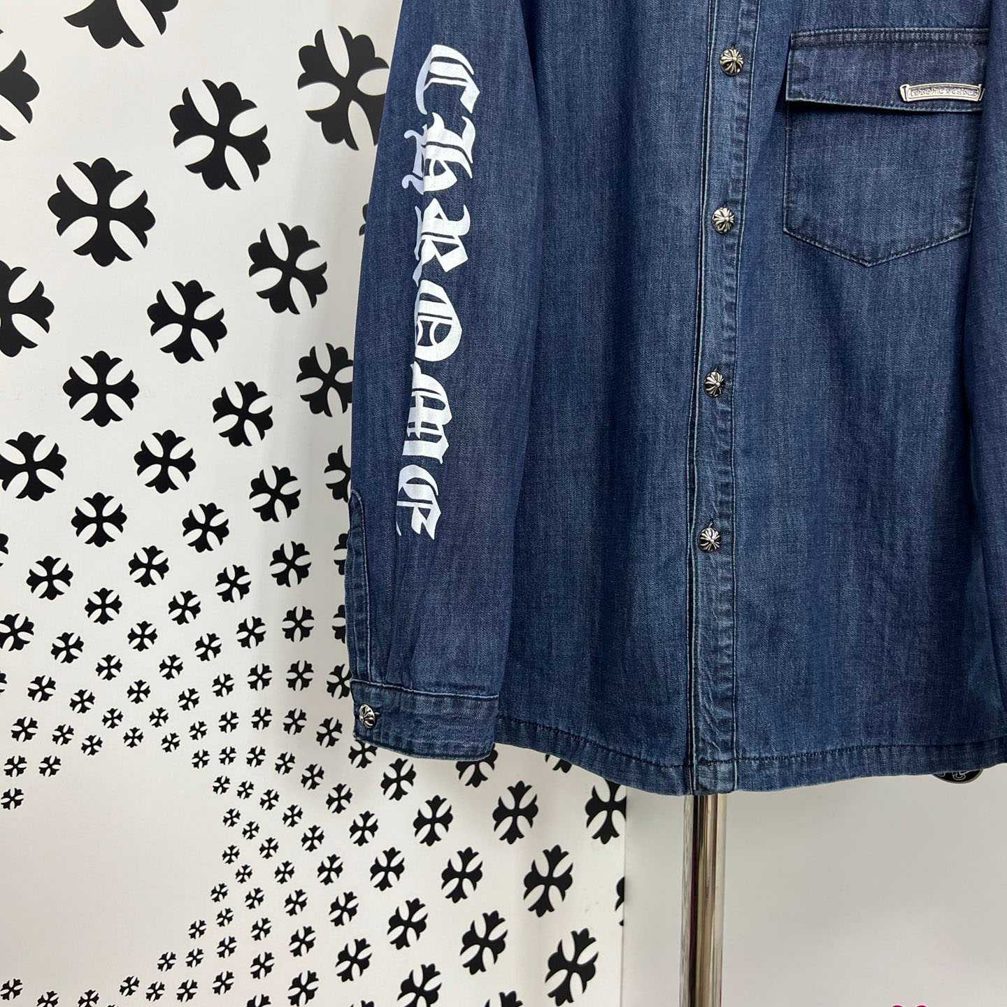 Chrome Hearts Turbo Diesel Workn Padded Shirt Jacket - FashionPlug
