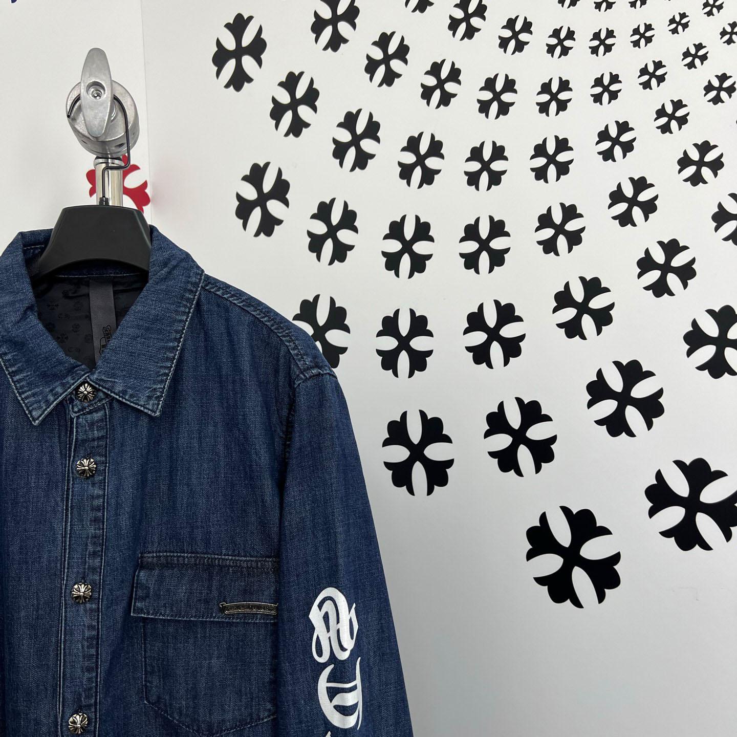 Chrome Hearts Turbo Diesel Workn Padded Shirt Jacket - FashionPlug