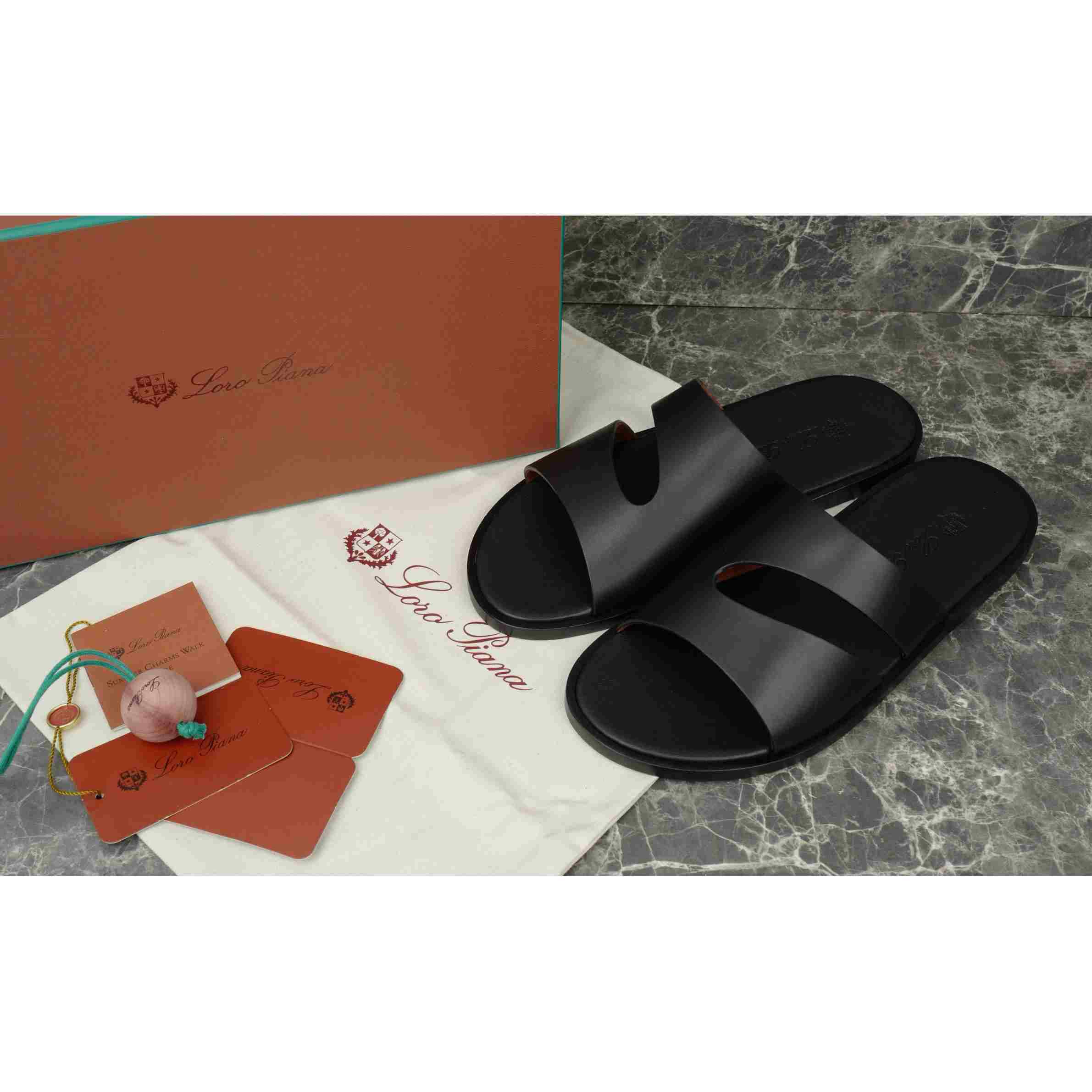 Loro Piana Pilat Plain Walk Sandal - FashionPlug