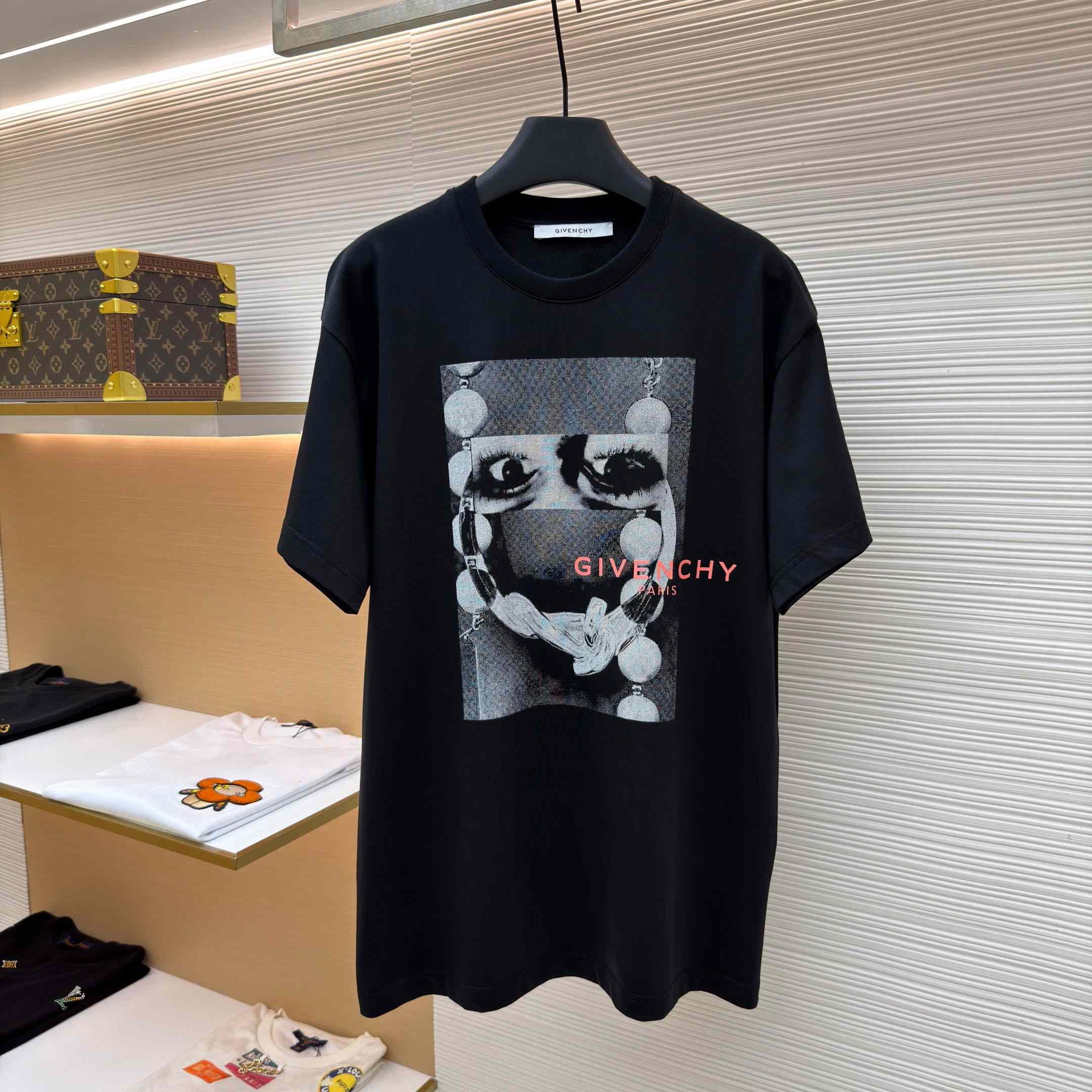 Givenchy T-shirt In Cotton With Surrealism Print - FashionPlug