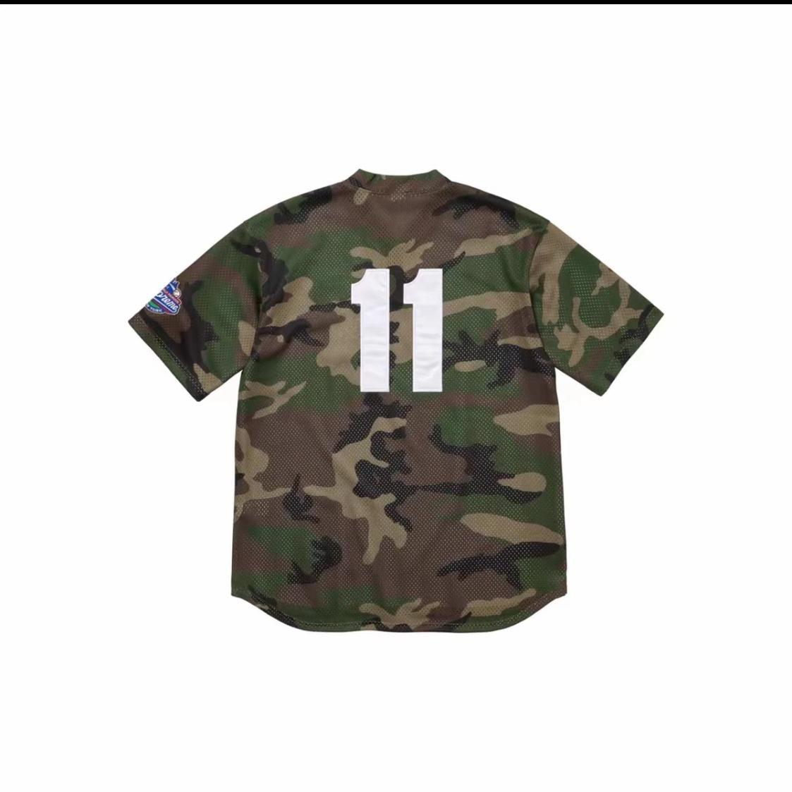 Supreme S Logo Baseball Henley - FashionPlug