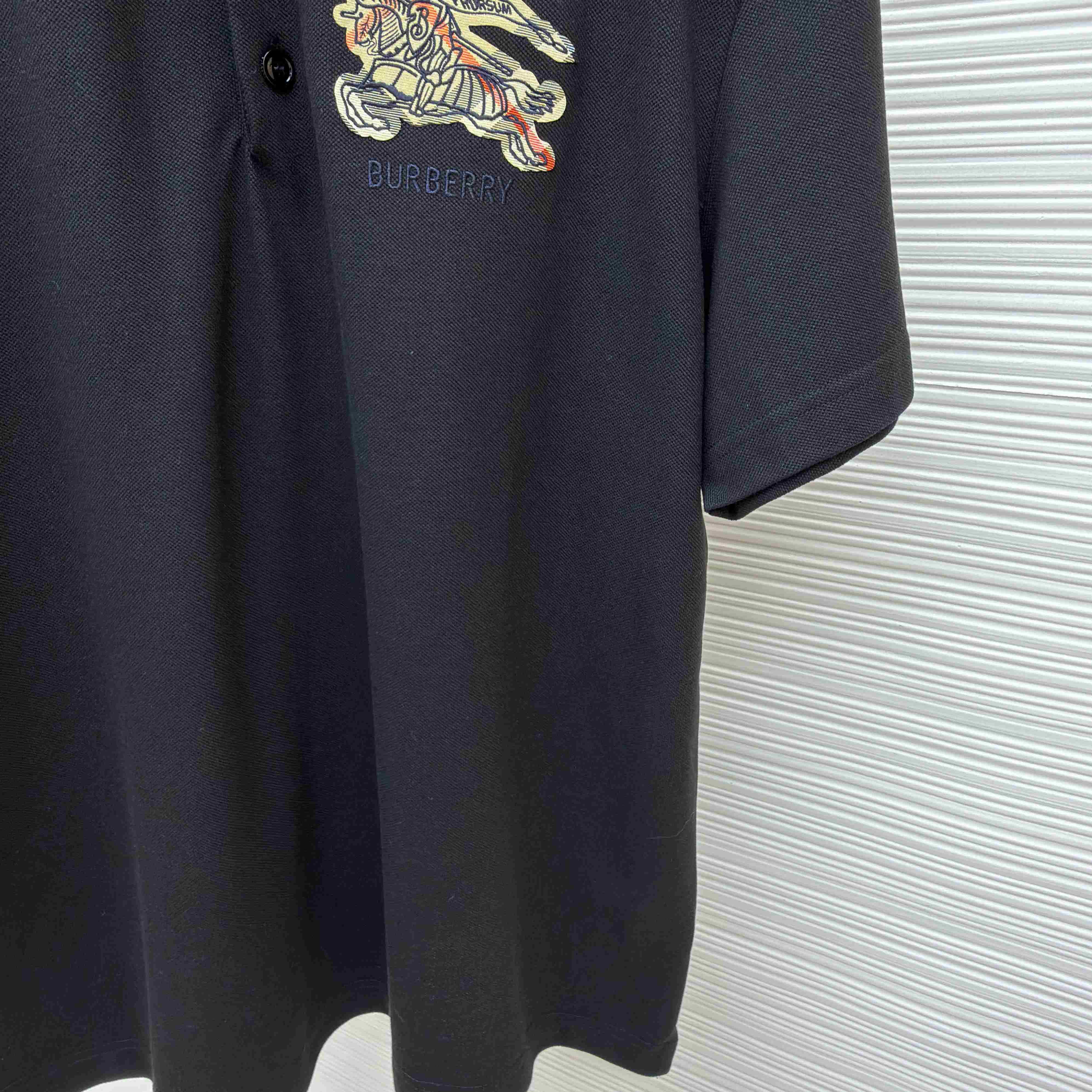 Burberry EKD Sketch Cotton Polo Shirt - FashionPlug