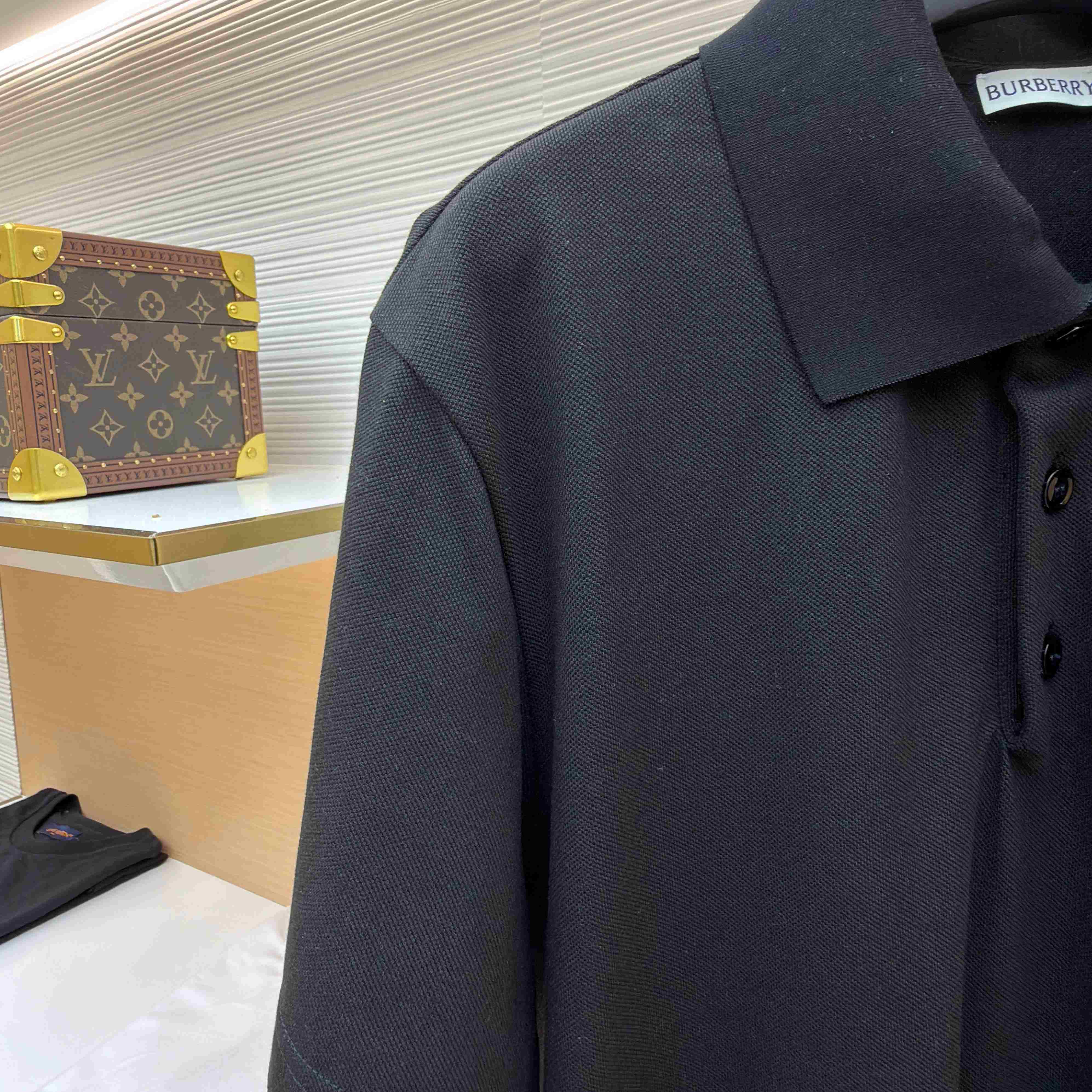 Burberry EKD Sketch Cotton Polo Shirt - FashionPlug