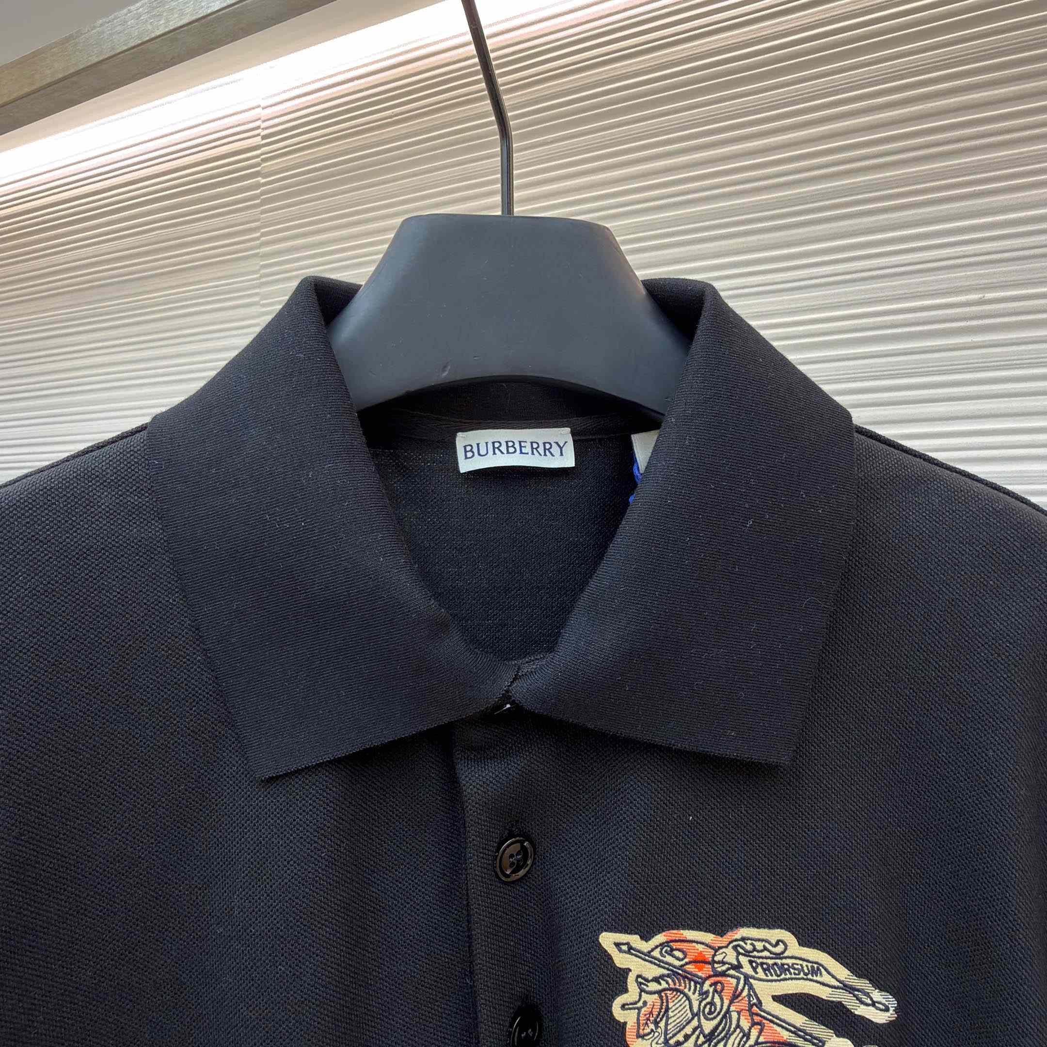 Burberry EKD Sketch Cotton Polo Shirt - FashionPlug