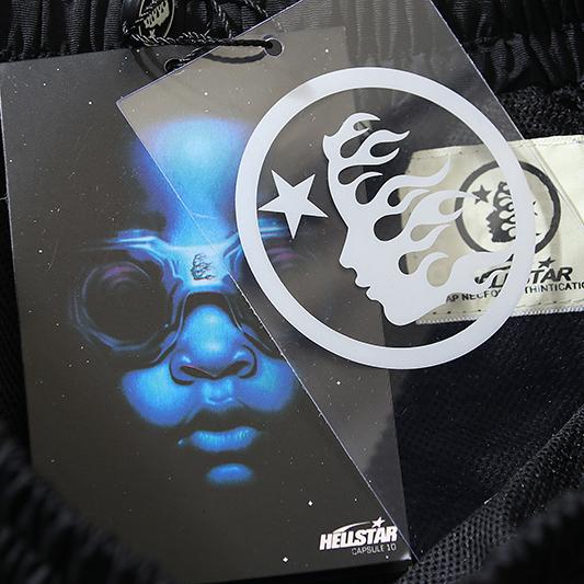 Hellstar Studios Gel Logo Shorts - FashionPlug