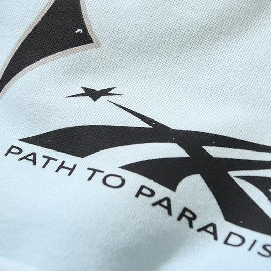 Hellstar Path to Paradise Shorts 'Light Blue' - FashionPlug