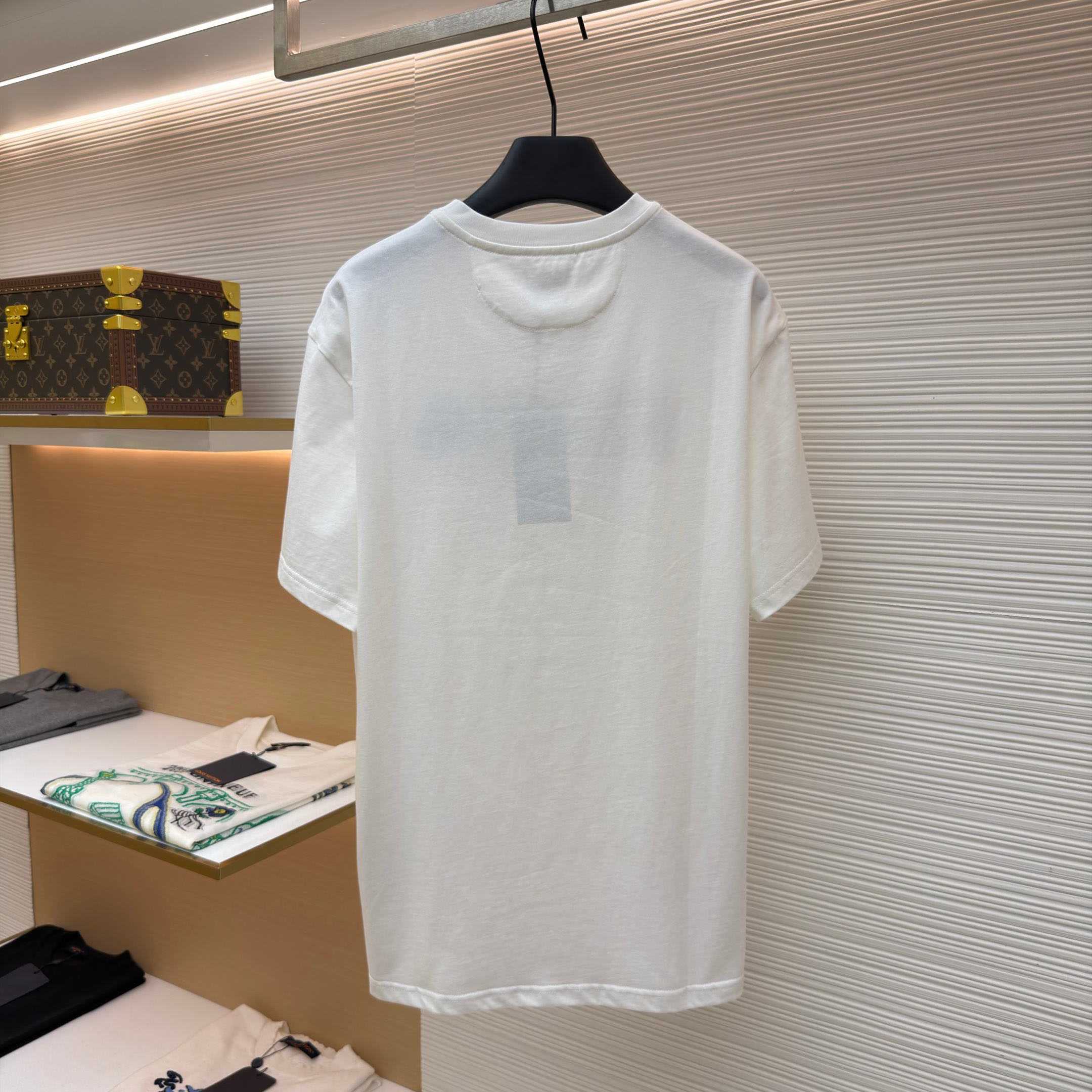 Fendi Lunar New Year White Cotton T-shirt - FashionPlug