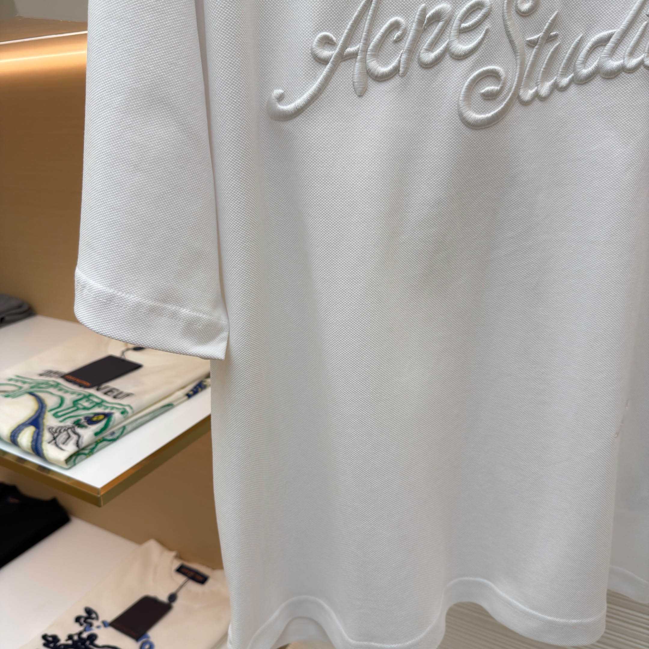 Acne Studios  Embroidered Logo T-shirt - FashionPlug