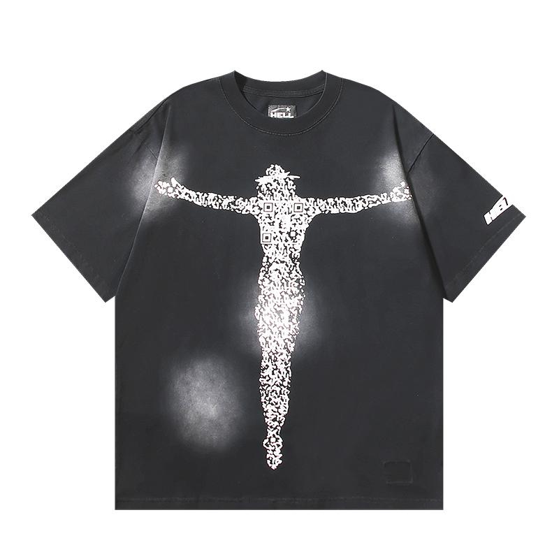 Hellstar Digital Jesus Short Sleeve Tee - FashionPlug