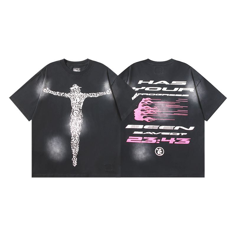 Hellstar Digital Jesus Short Sleeve Tee - FashionPlug
