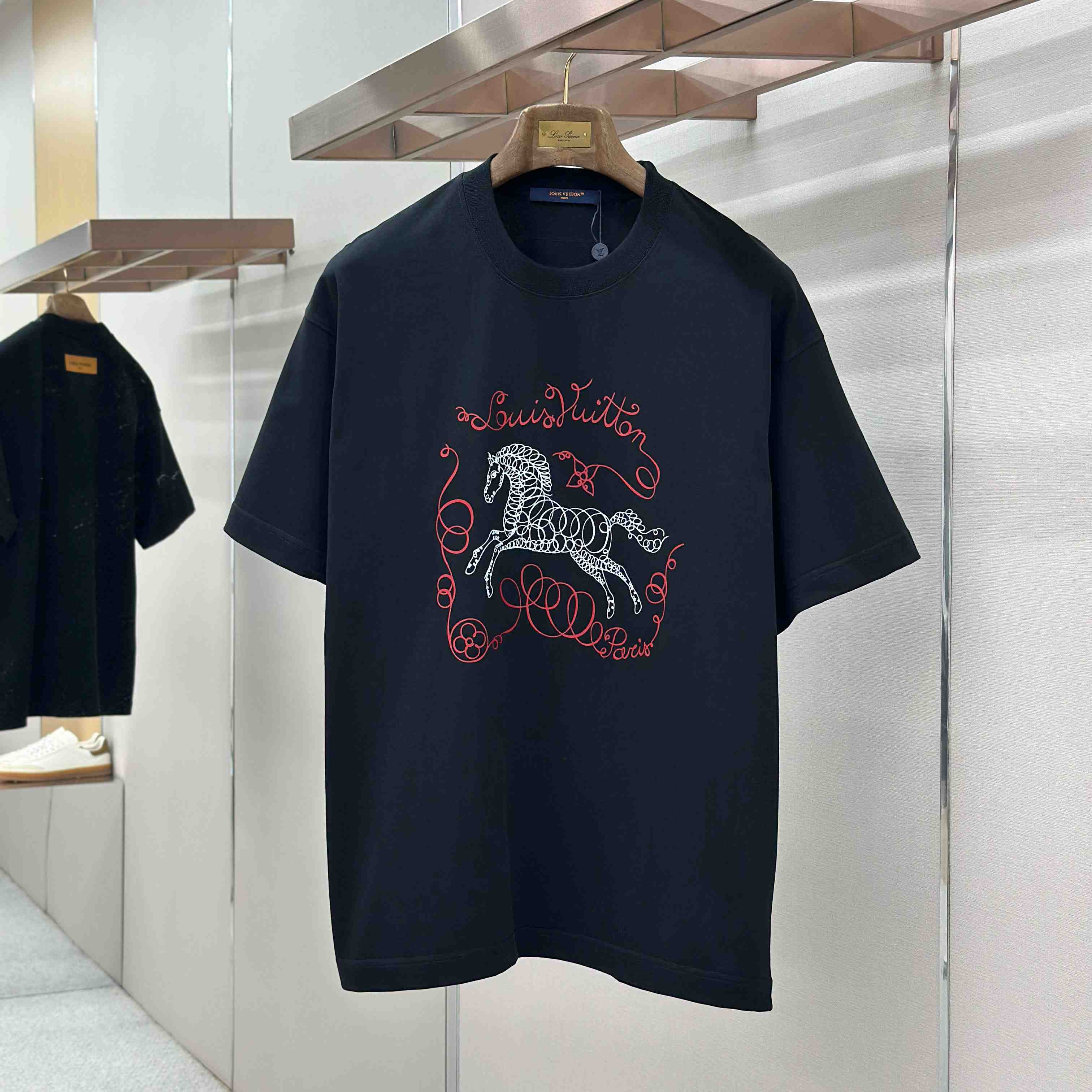 Louis Vuitton Horse Print T-Shirt - FashionPlug