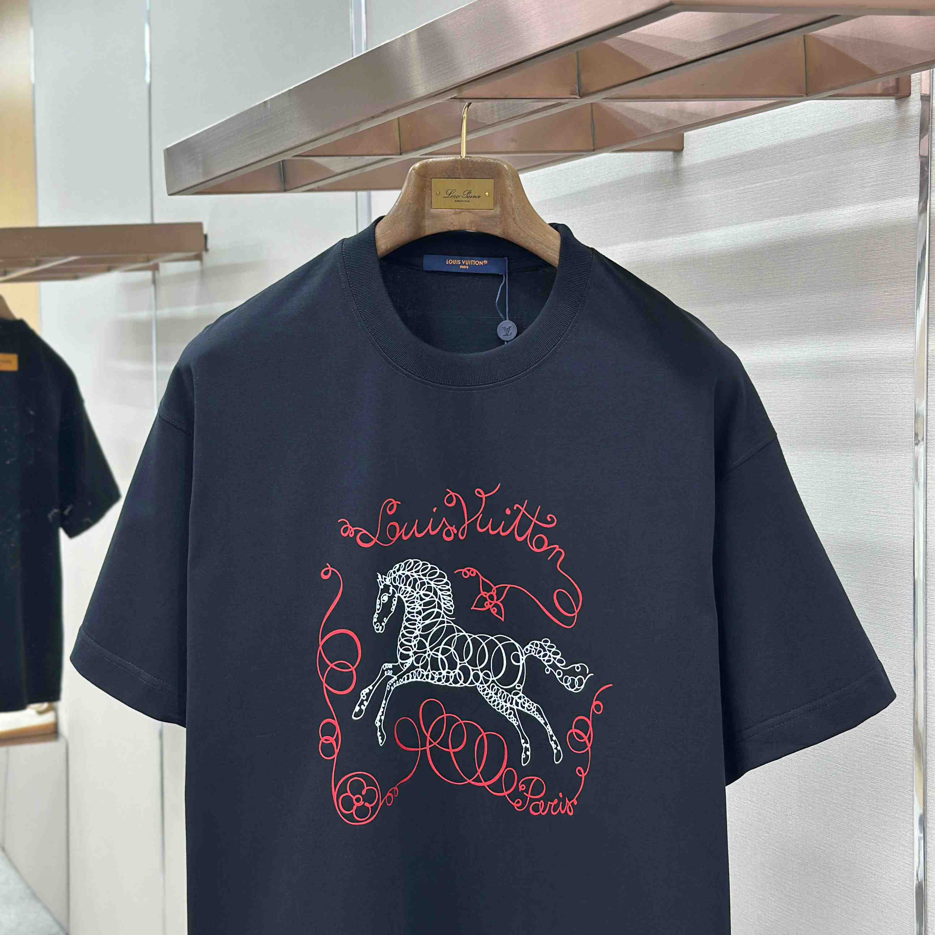 Louis Vuitton Horse Print T-Shirt - FashionPlug