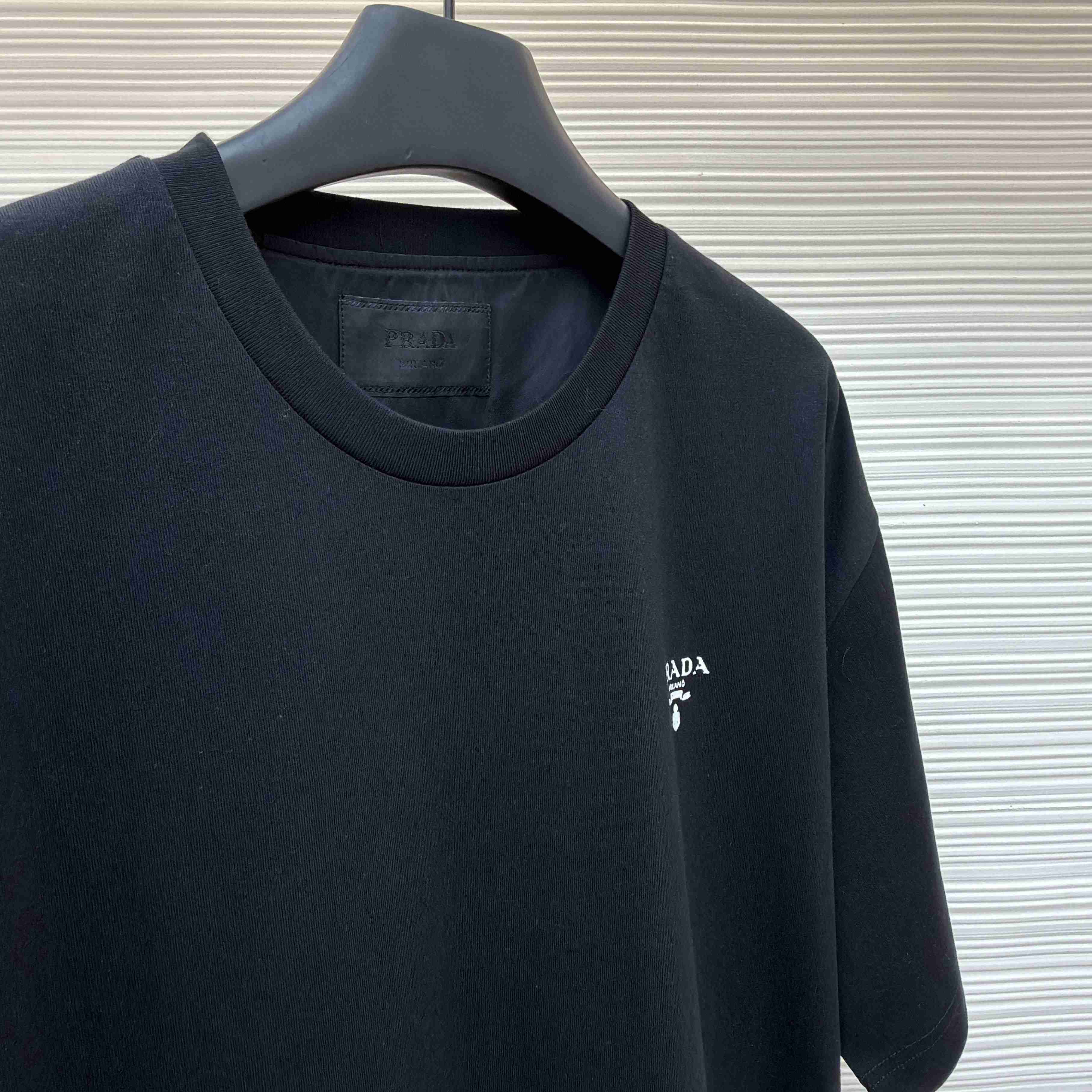 Prada Re-Nylon T-Shirt 'Black' - FashionPlug