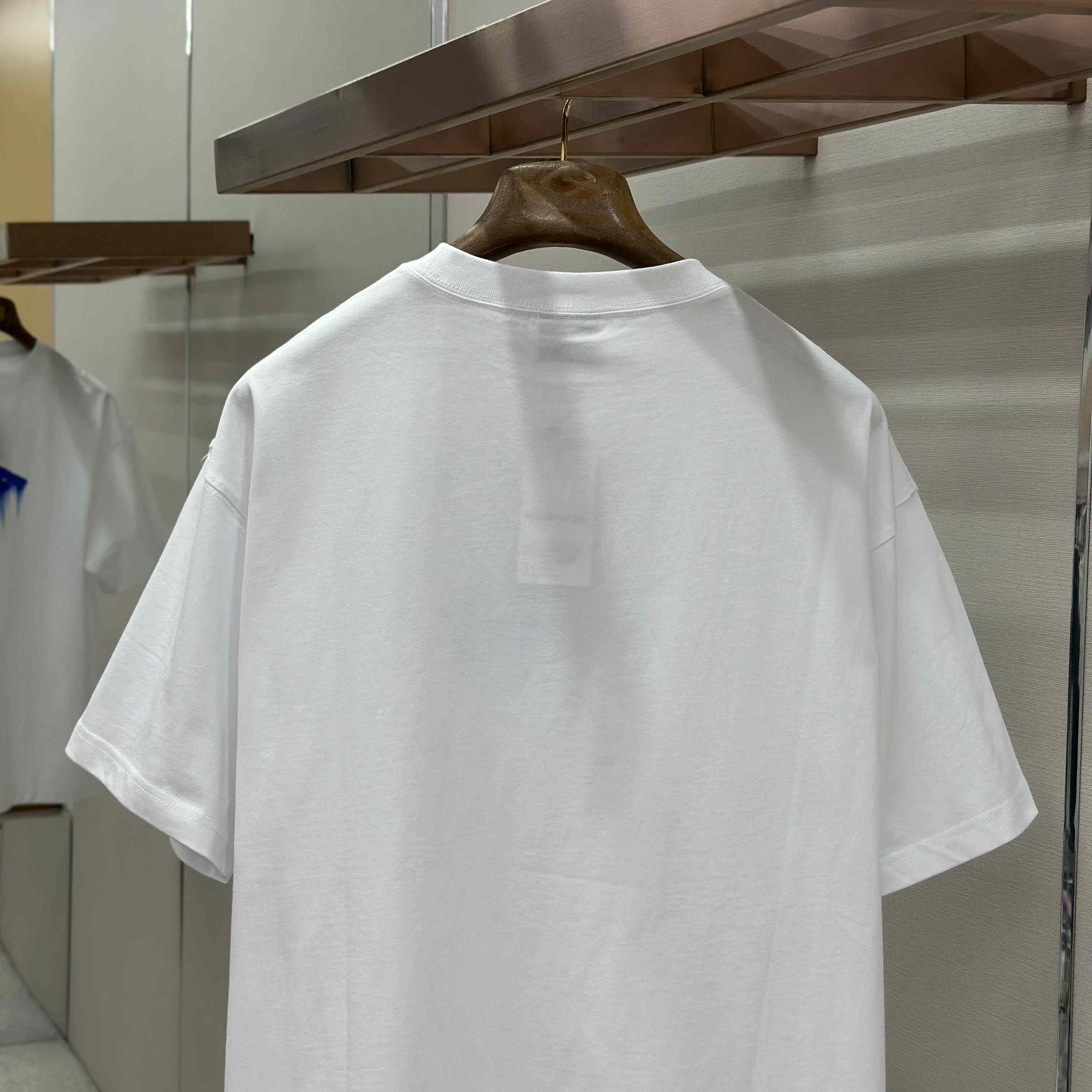 Balenciaga Wet Brush Oversized T-shirt In White - FashionPlug