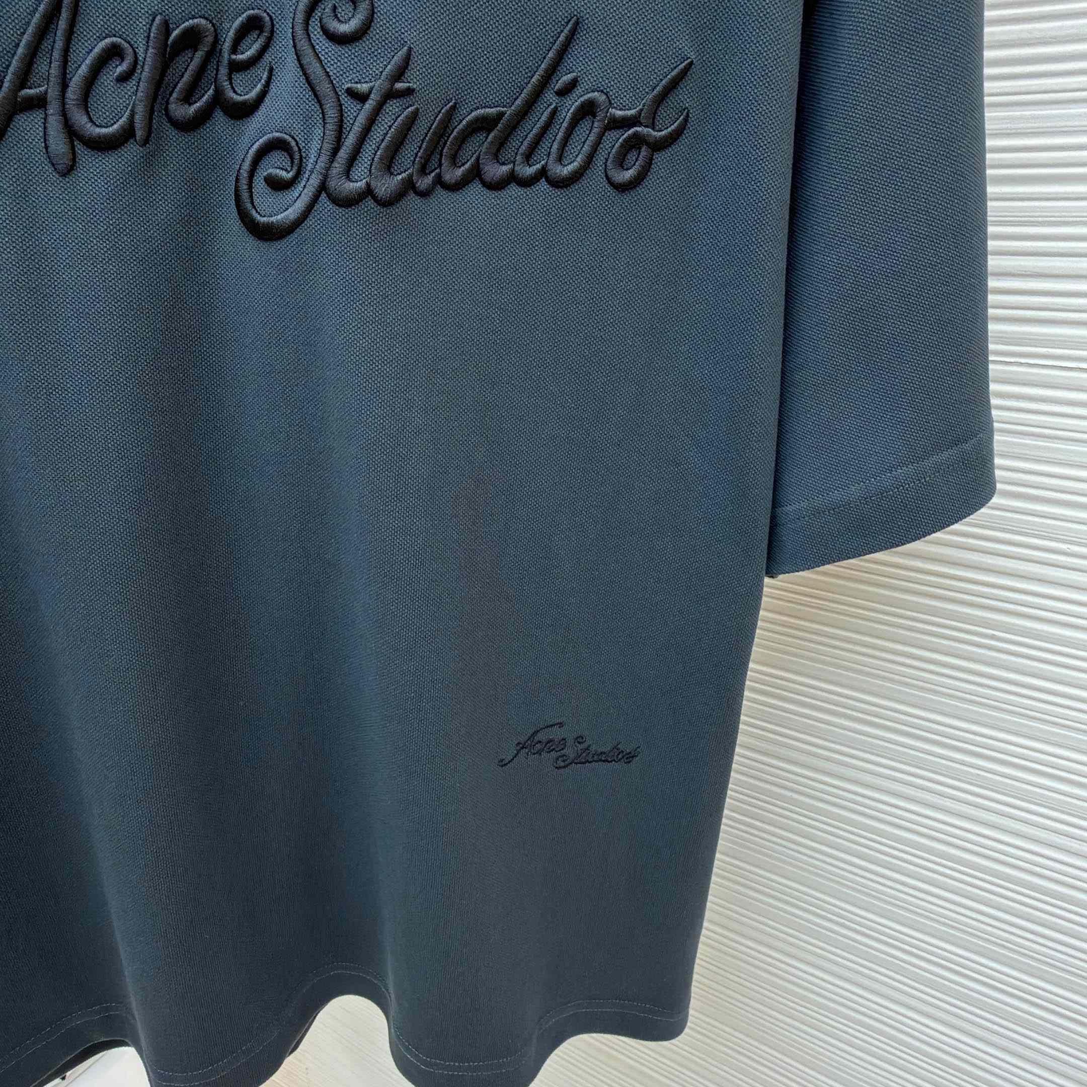 Acne Studios  Embroidered Logo T-shirt - FashionPlug