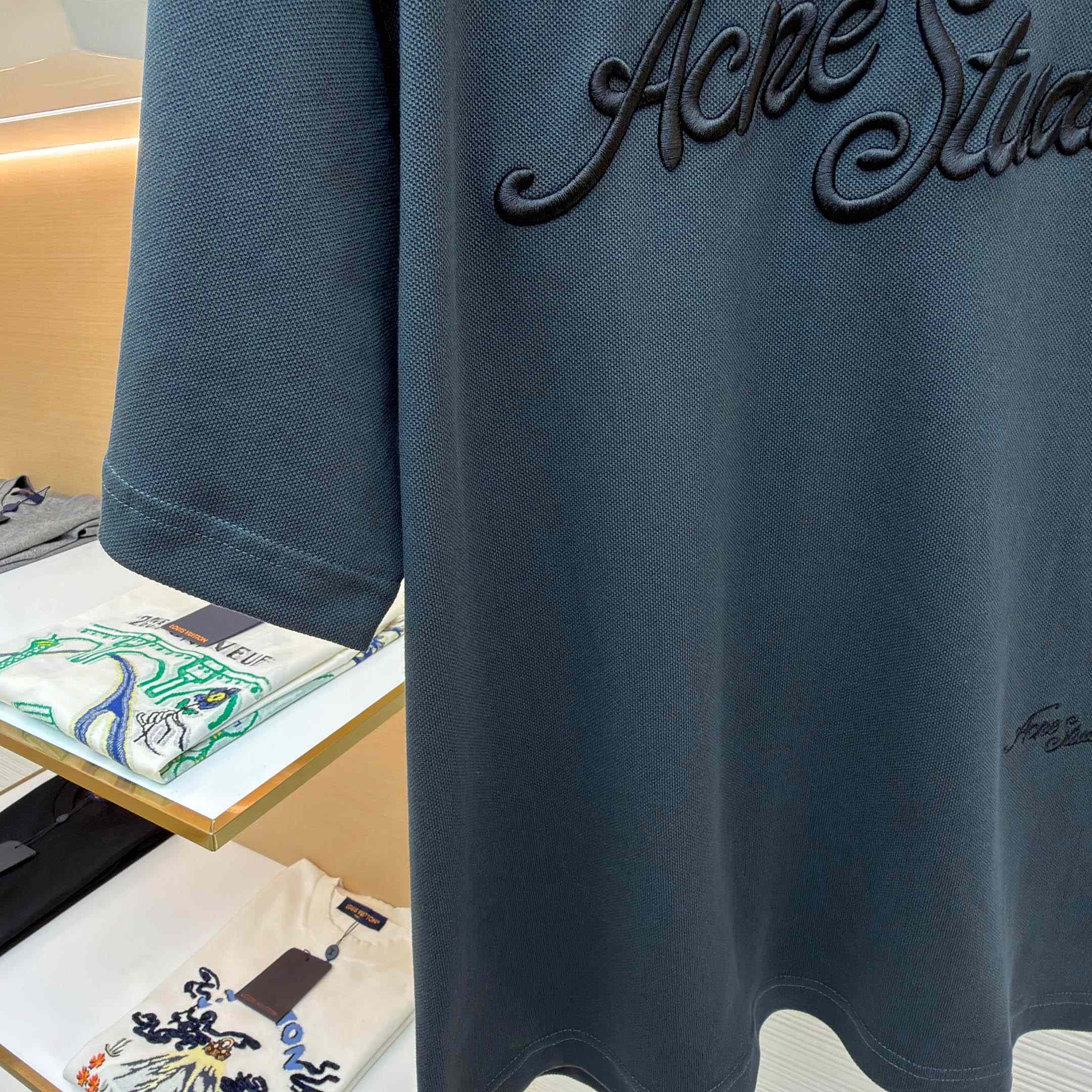 Acne Studios  Embroidered Logo T-shirt - FashionPlug