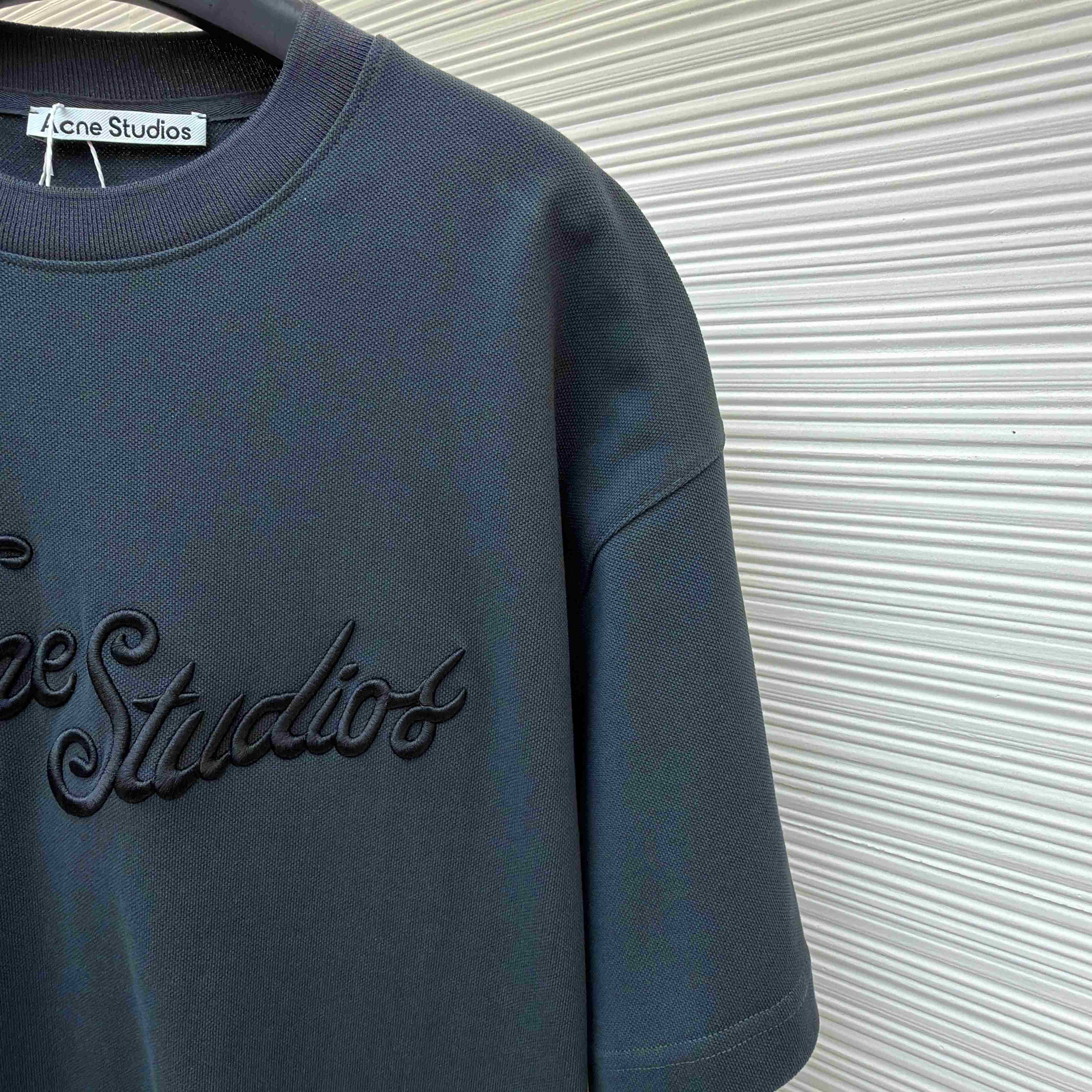 Acne Studios  Embroidered Logo T-shirt - FashionPlug