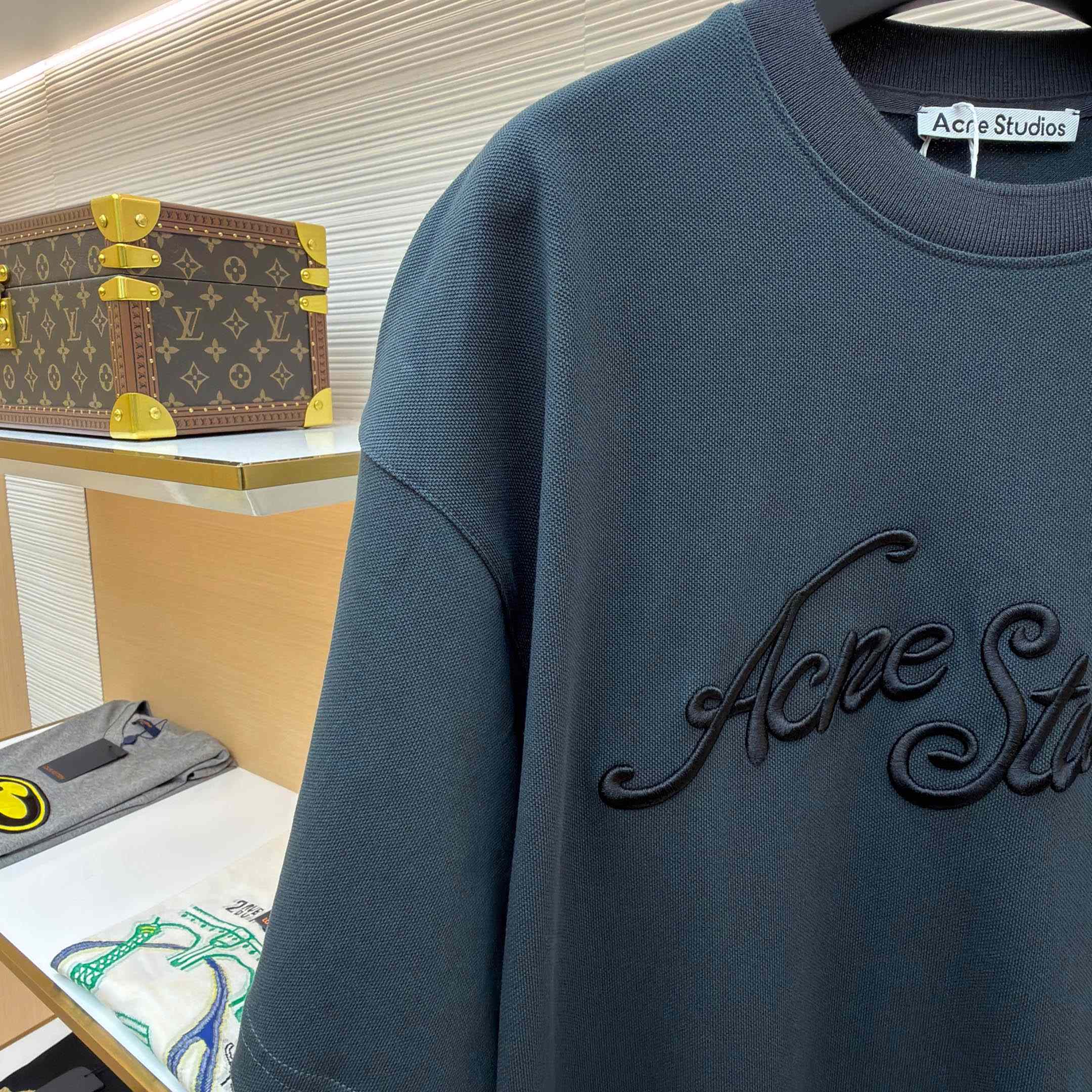 Acne Studios  Embroidered Logo T-shirt - FashionPlug