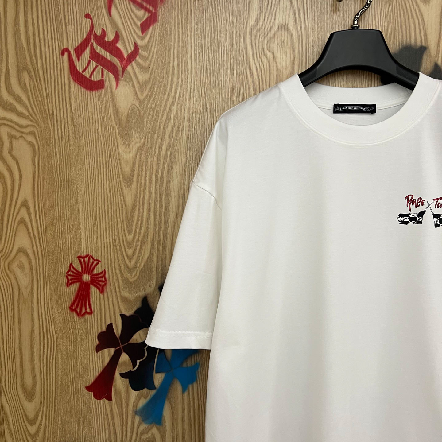 Chrome Hearts Matty Boy Stay Fast Tee 'White' - FashionPlug