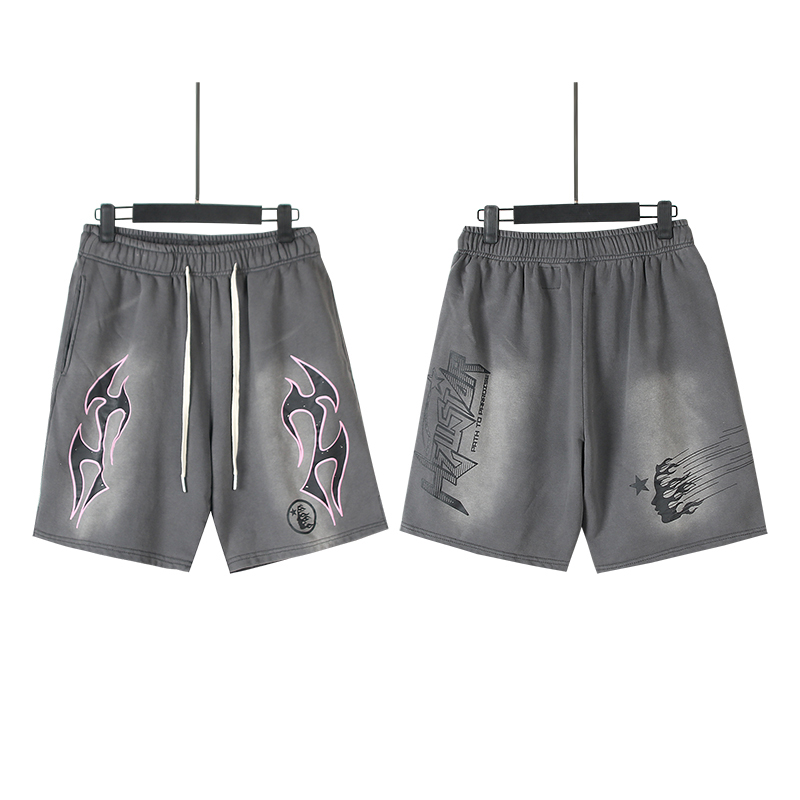 Hellstar Flame Shorts - FashionPlug