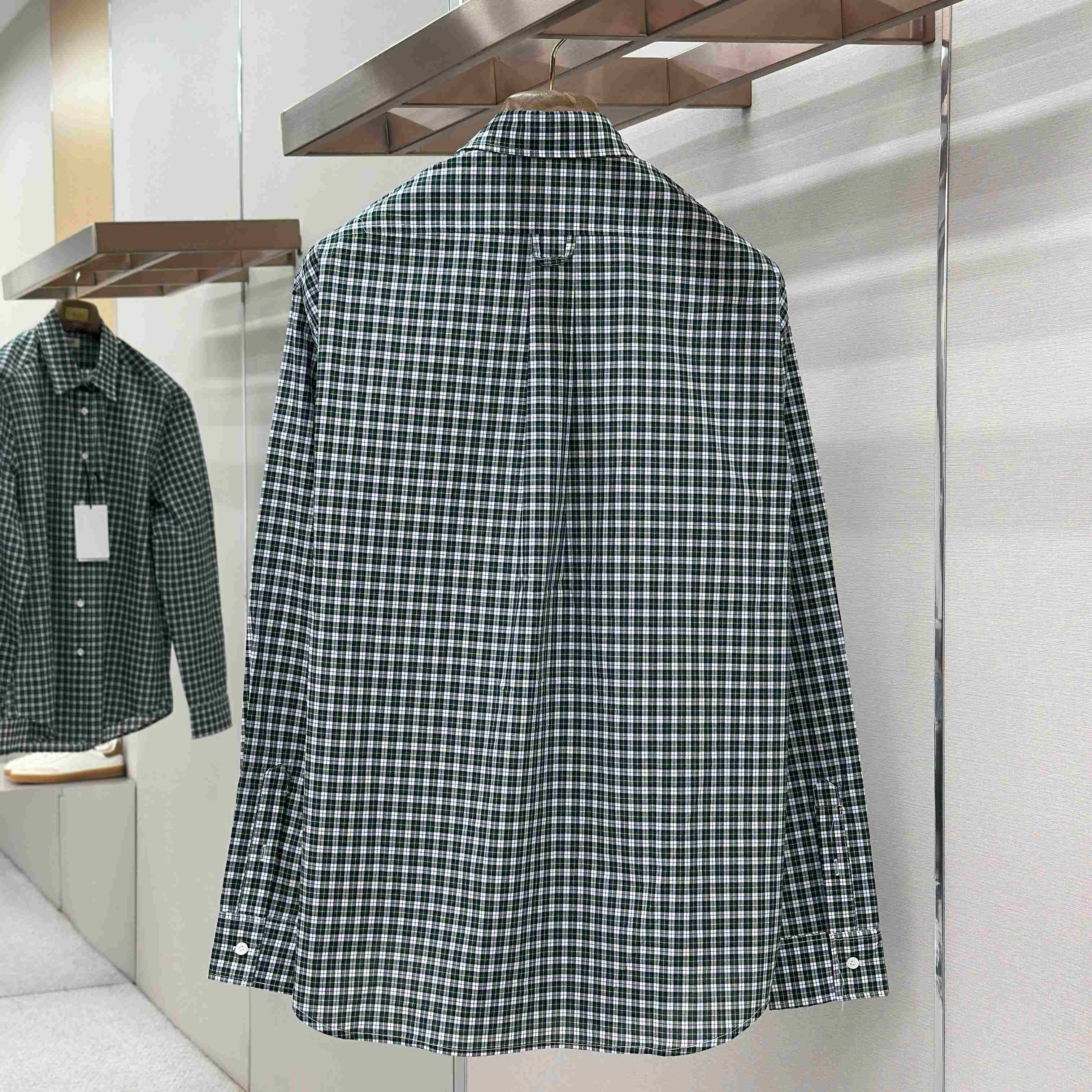 Celine Shirt IN Tartan Cotton Cloth - FashionPlug