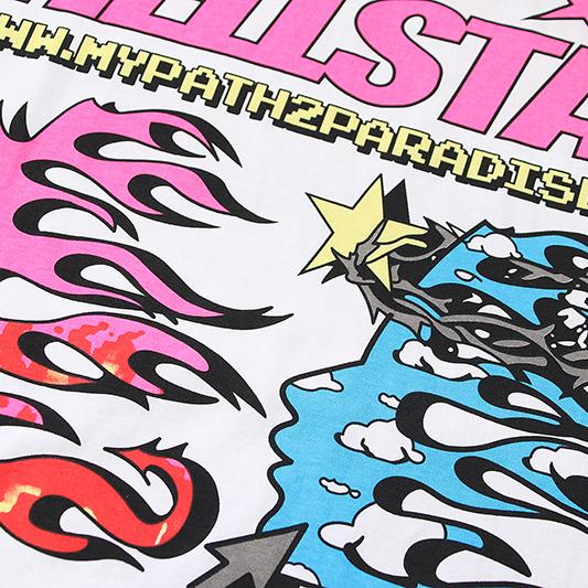 Hellstar Pixel Graphic T-Shirt - FashionPlug