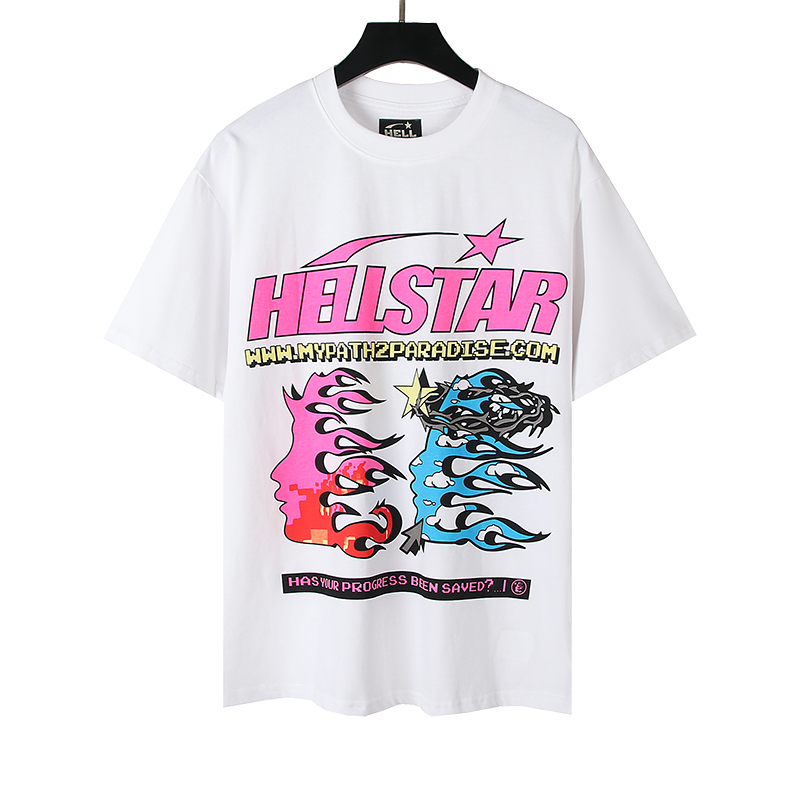 Hellstar Pixel Graphic T-Shirt - FashionPlug