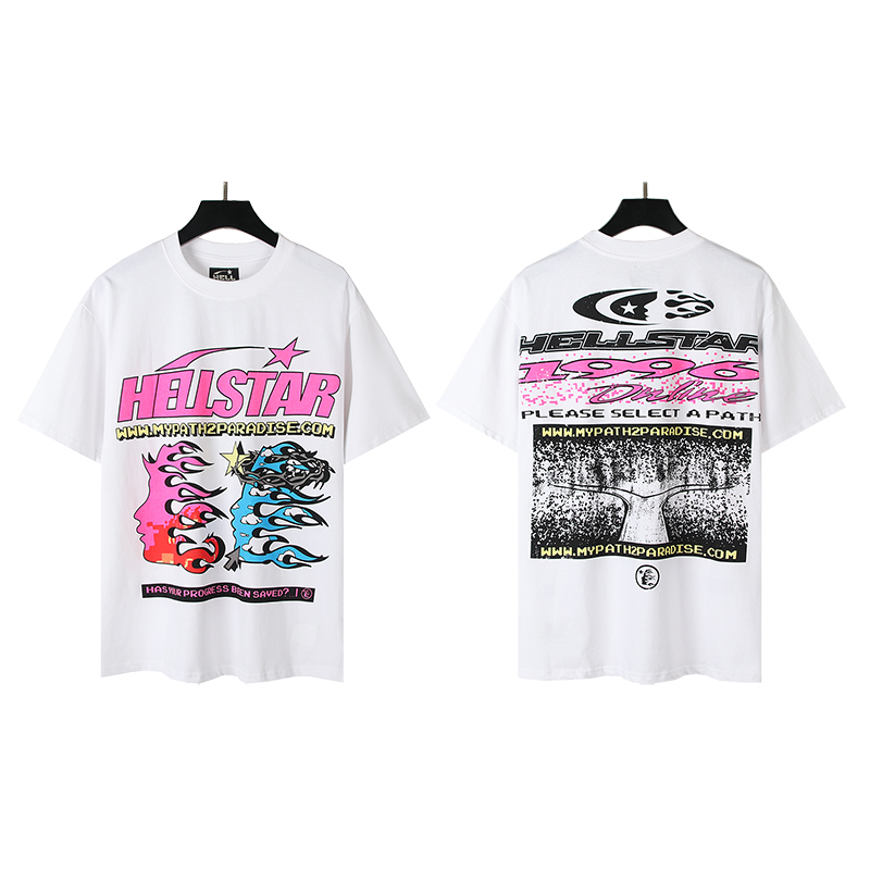 Hellstar Pixel Graphic T-Shirt - FashionPlug