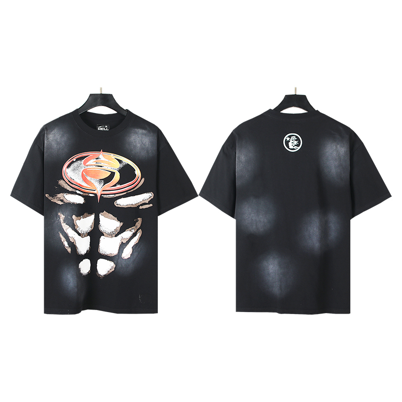 Hellstar Superhero T-Shirt 'Black' - FashionPlug