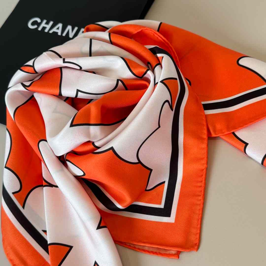 Chrome Heart Square Silk Scarf - FashionPlug