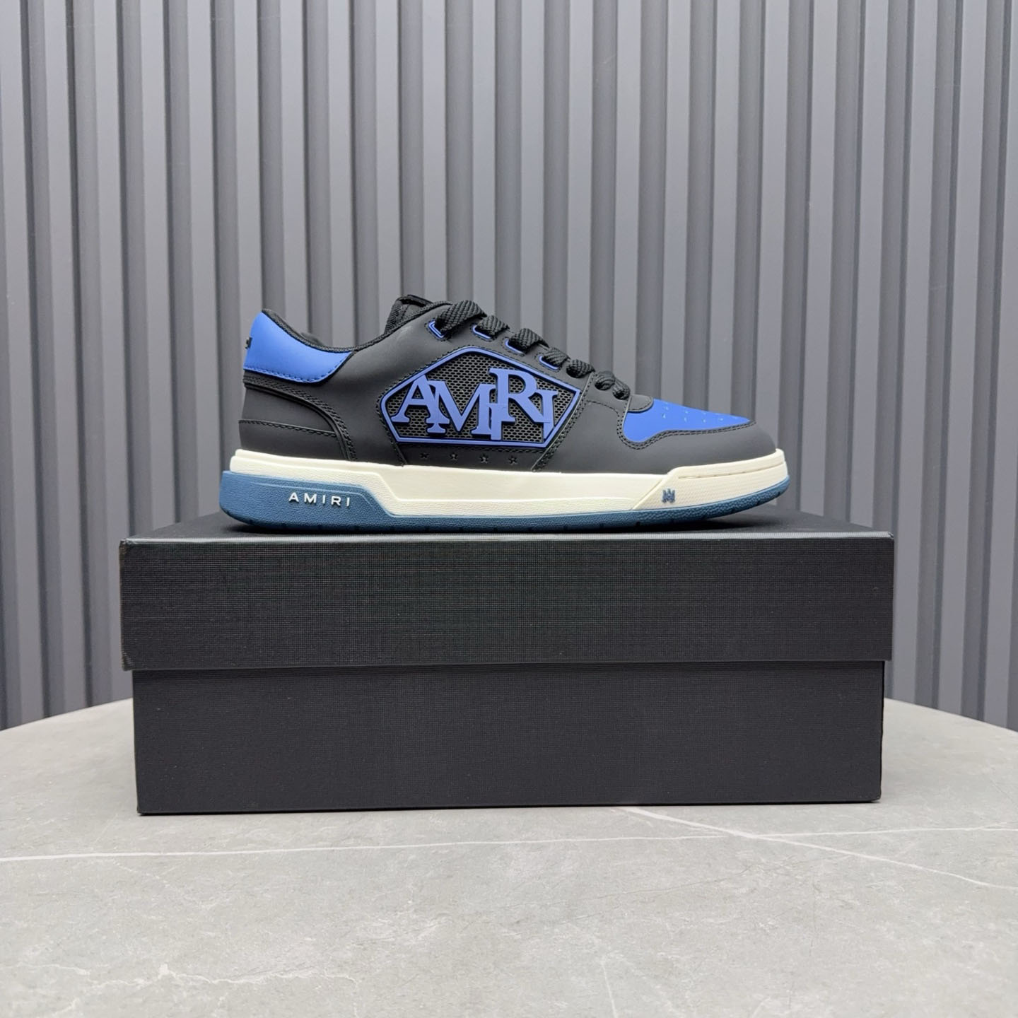 Amiri Classic Low 'True Blue' Sneakers - FashionPlug