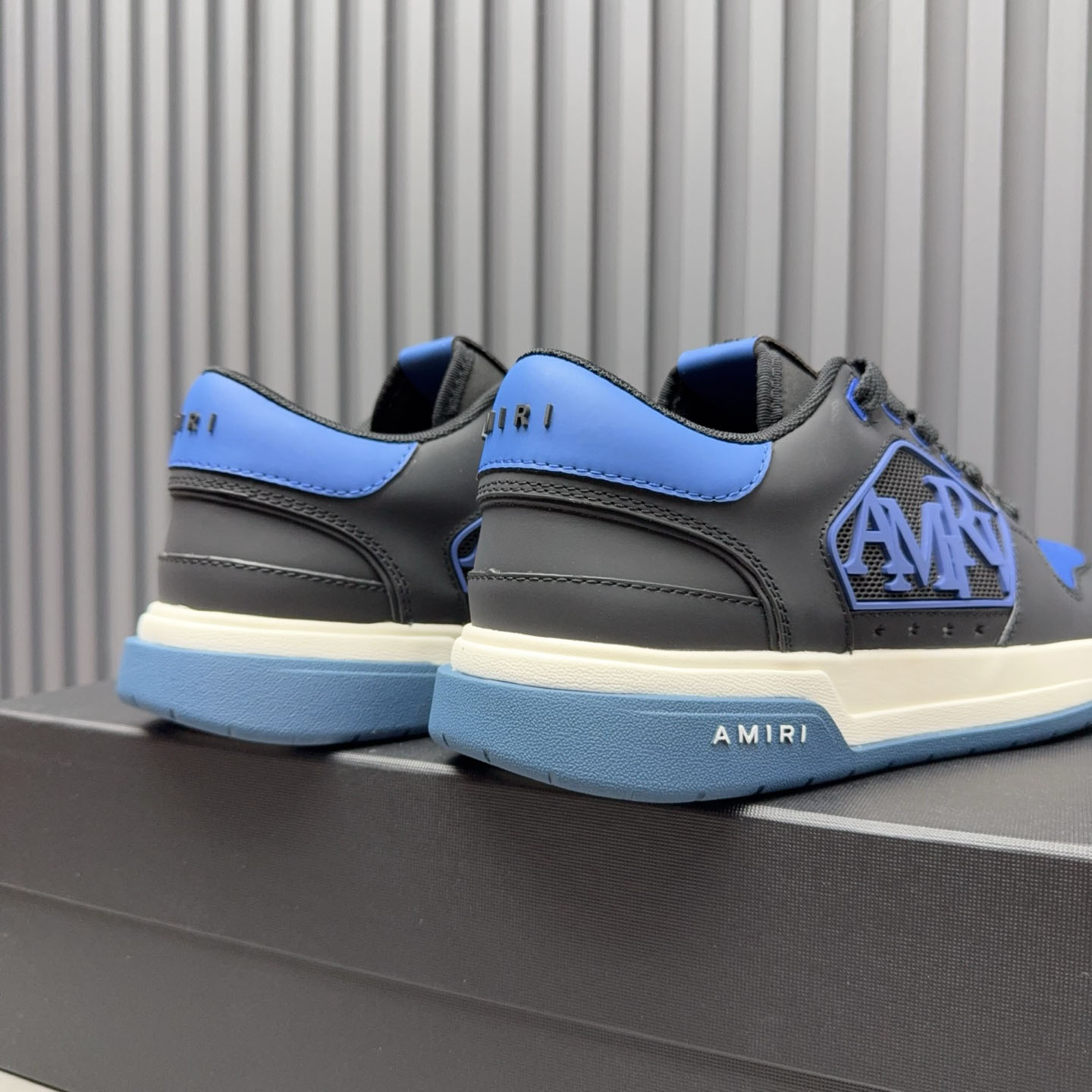 Amiri Classic Low 'True Blue' Sneakers - FashionPlug