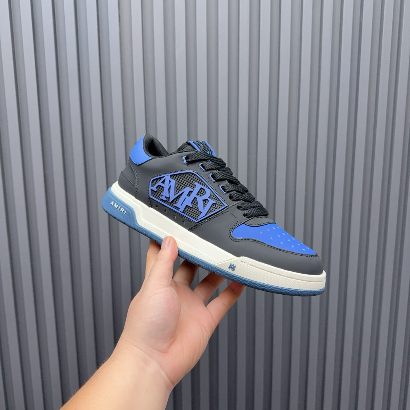 Amiri Classic Low 'True Blue' Sneakers - FashionPlug