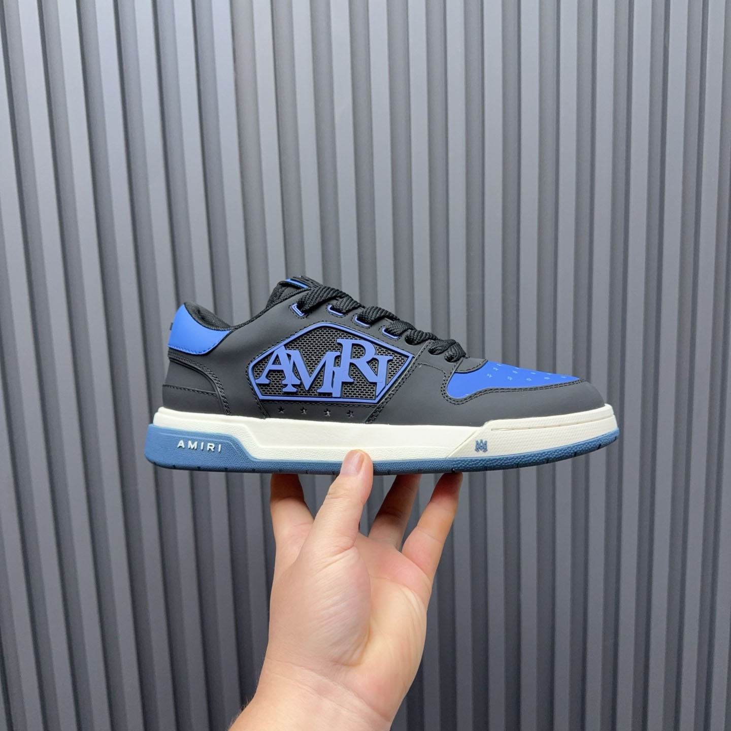 Amiri Classic Low 'True Blue' Sneakers - FashionPlug