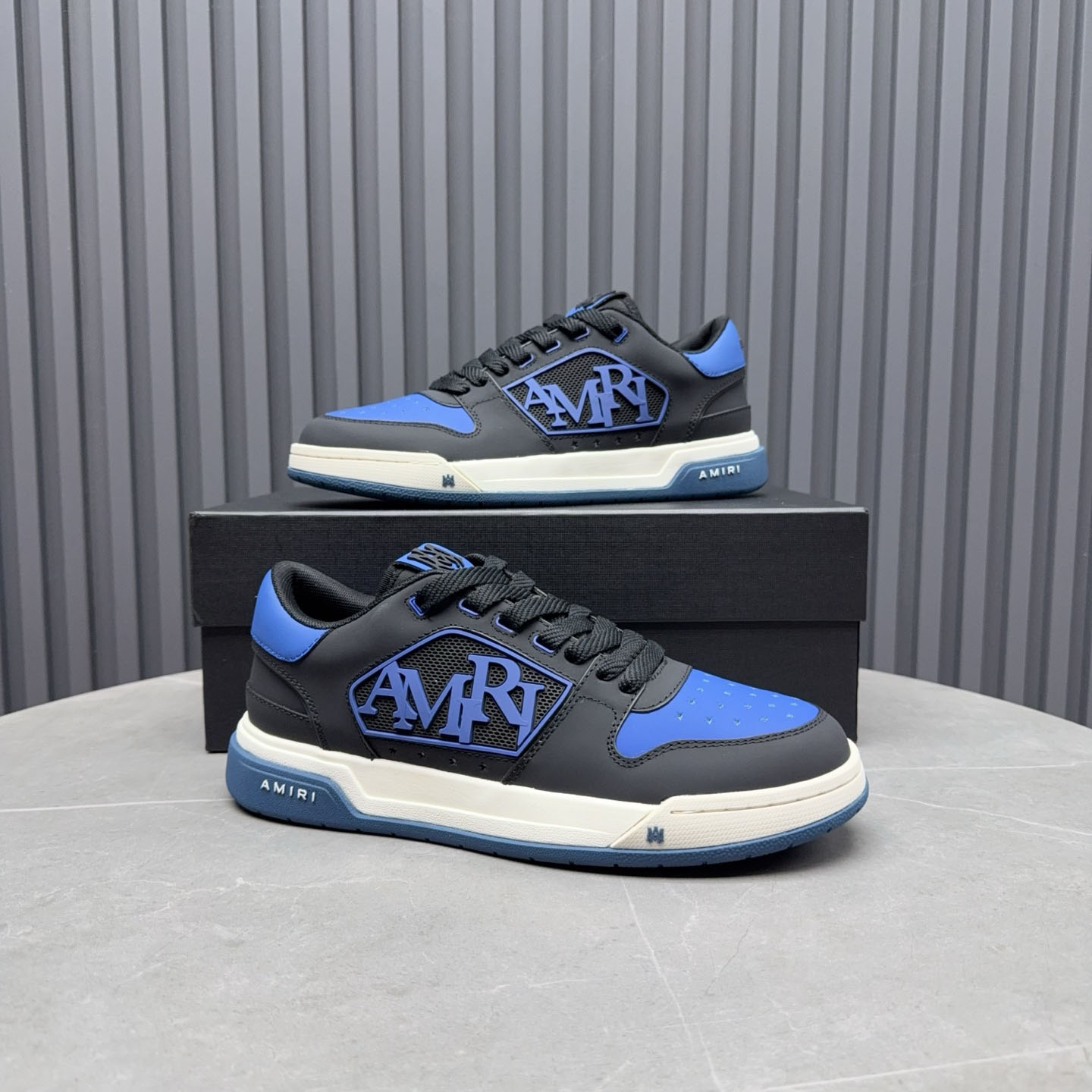 Amiri Classic Low 'True Blue' Sneakers - FashionPlug