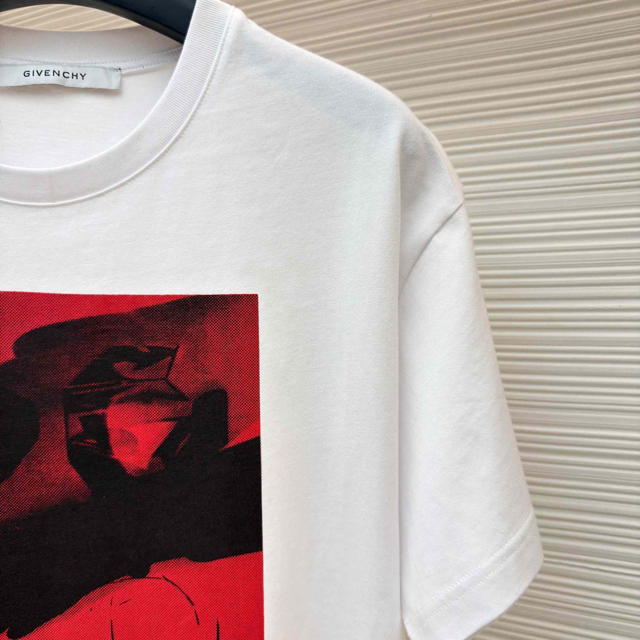 Givenchy T-shirt In Cotton With Surrealism Print - FashionPlug