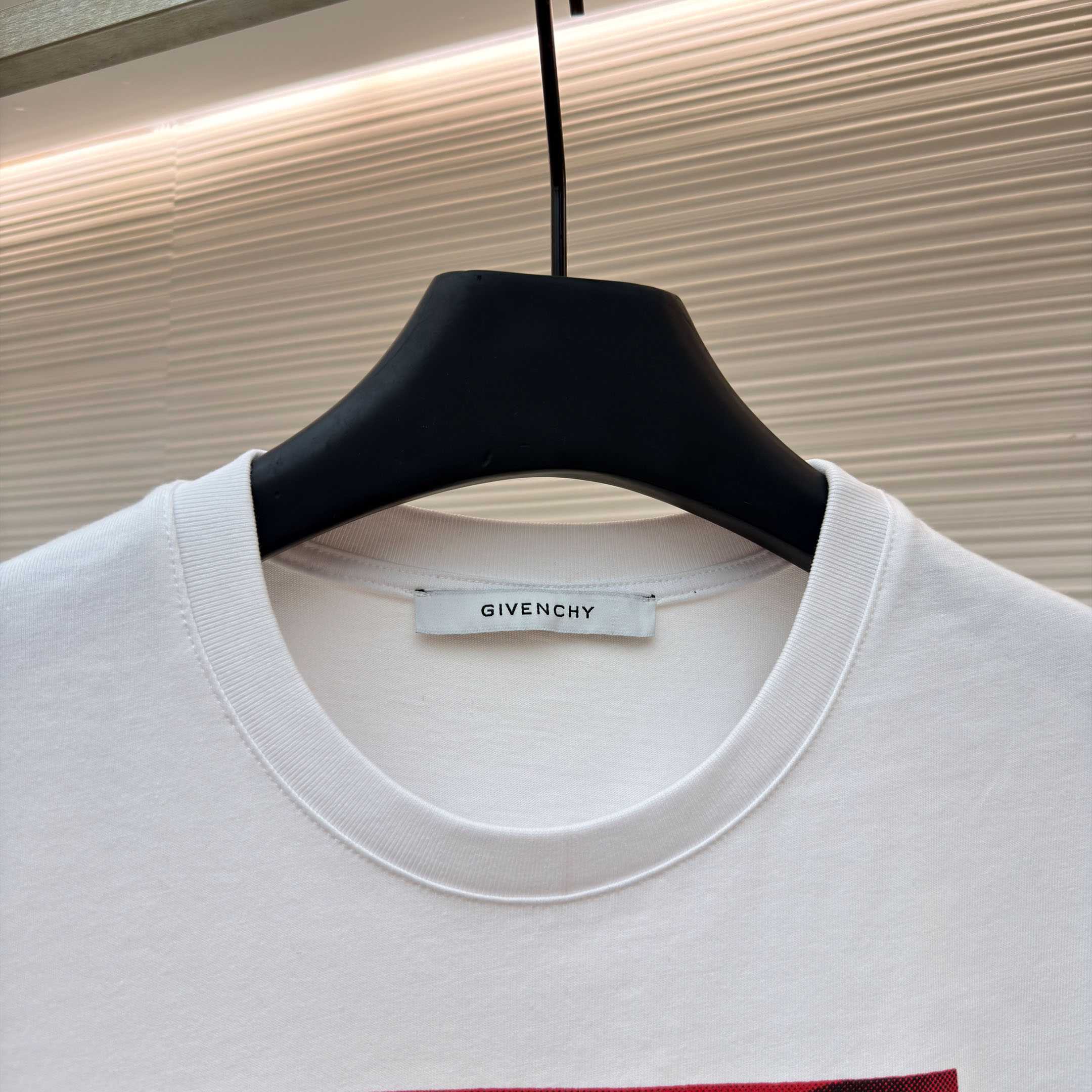 Givenchy T-shirt In Cotton With Surrealism Print - FashionPlug