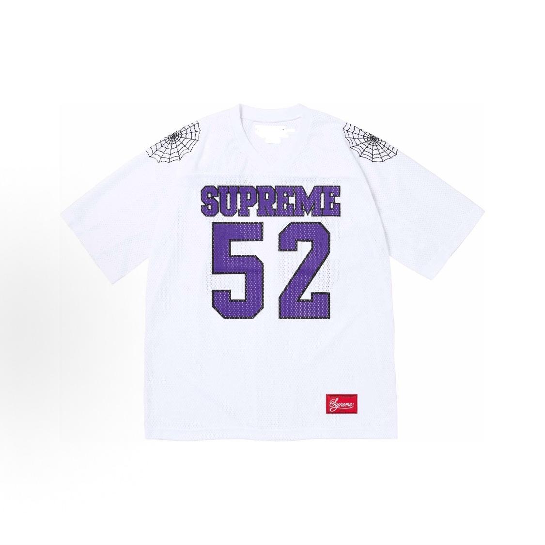Supreme Spiderweb Football Jersey  - FashionPlug