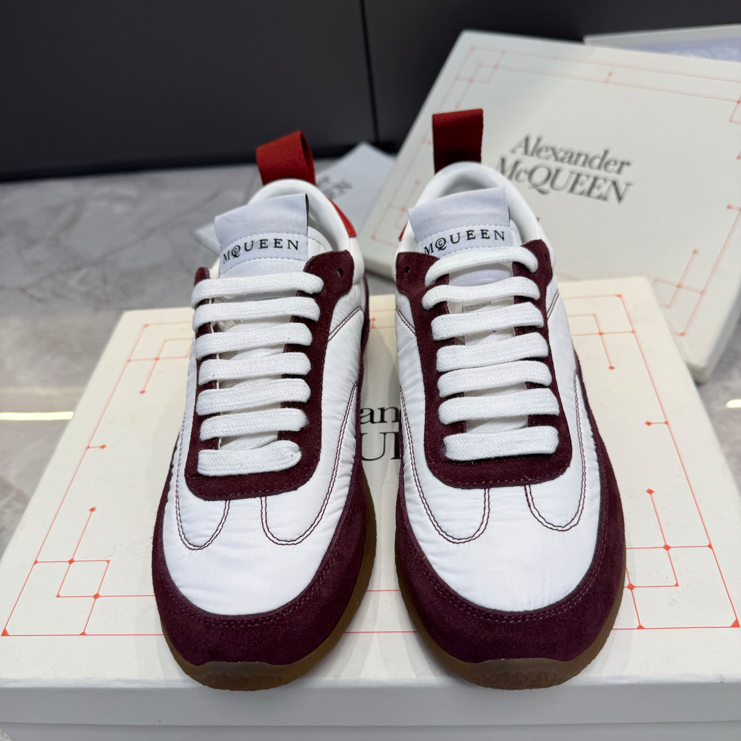 Alexander McQueen EC1 Sneaker In Beige/Brown - FashionPlug