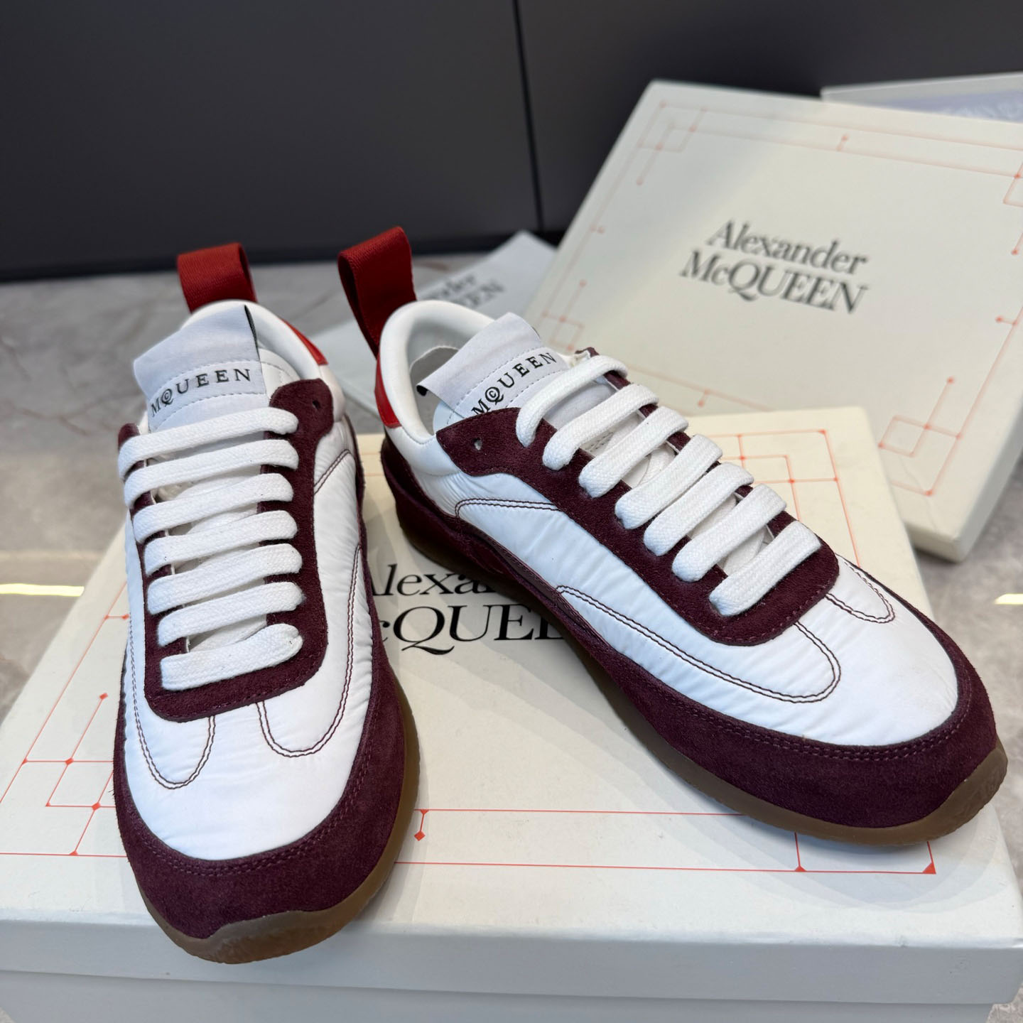 Alexander McQueen EC1 Sneaker In Beige/Brown - FashionPlug