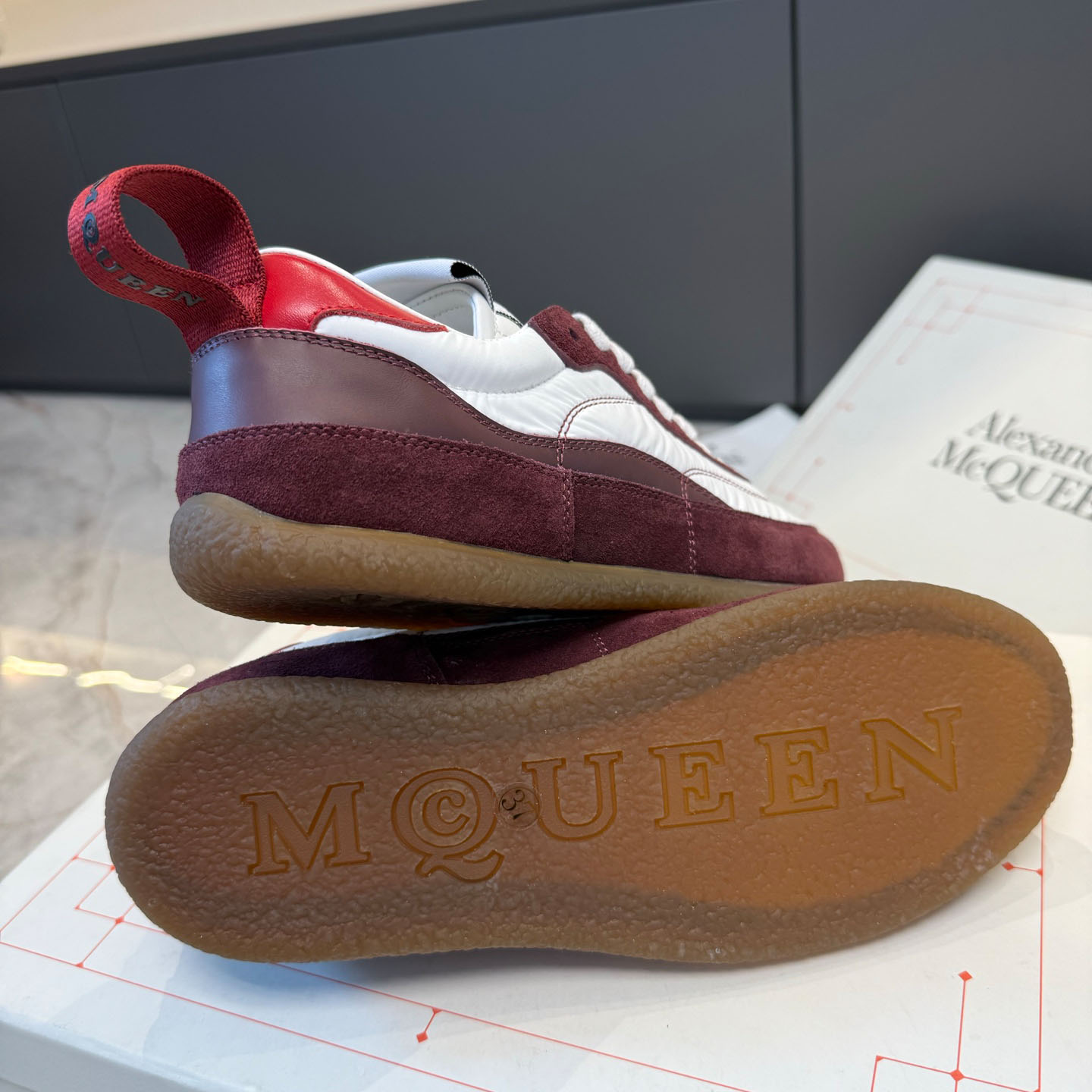 Alexander McQueen EC1 Sneaker In Beige/Brown - FashionPlug