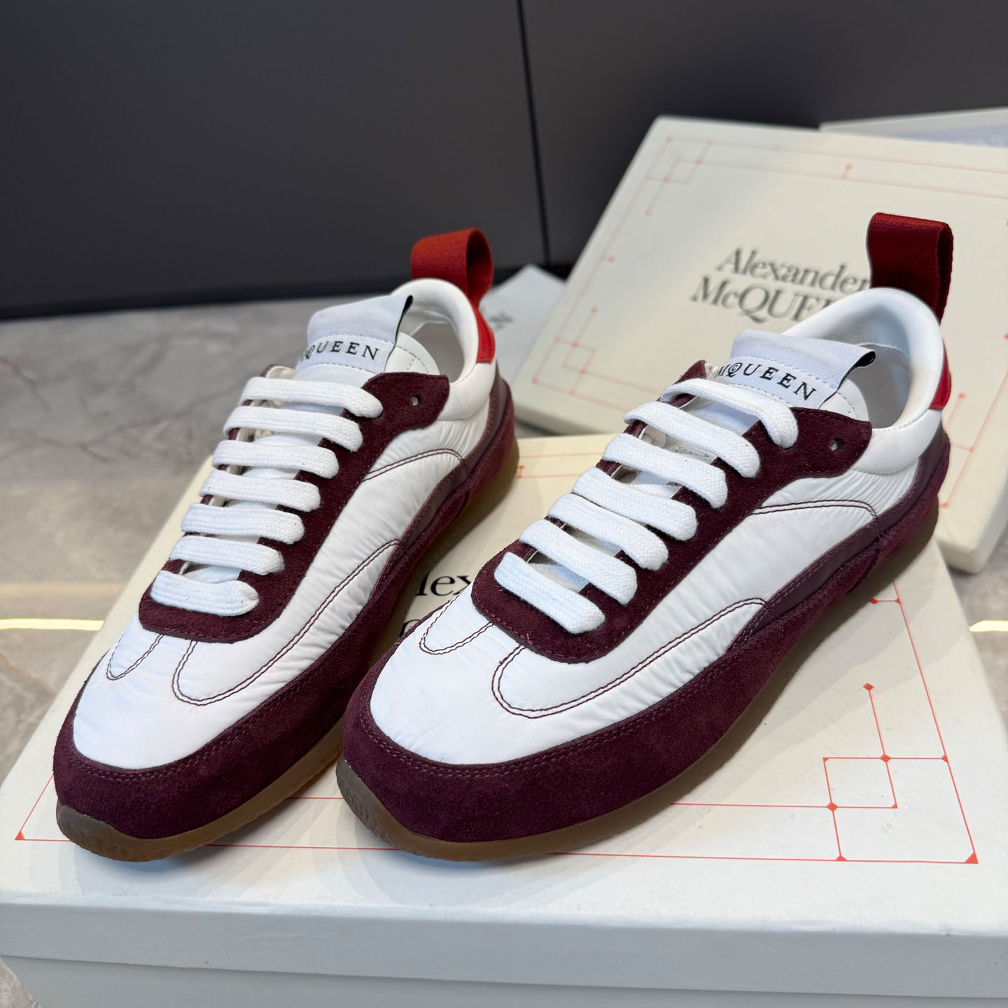 Alexander McQueen EC1 Sneaker In Beige/Brown - FashionPlug