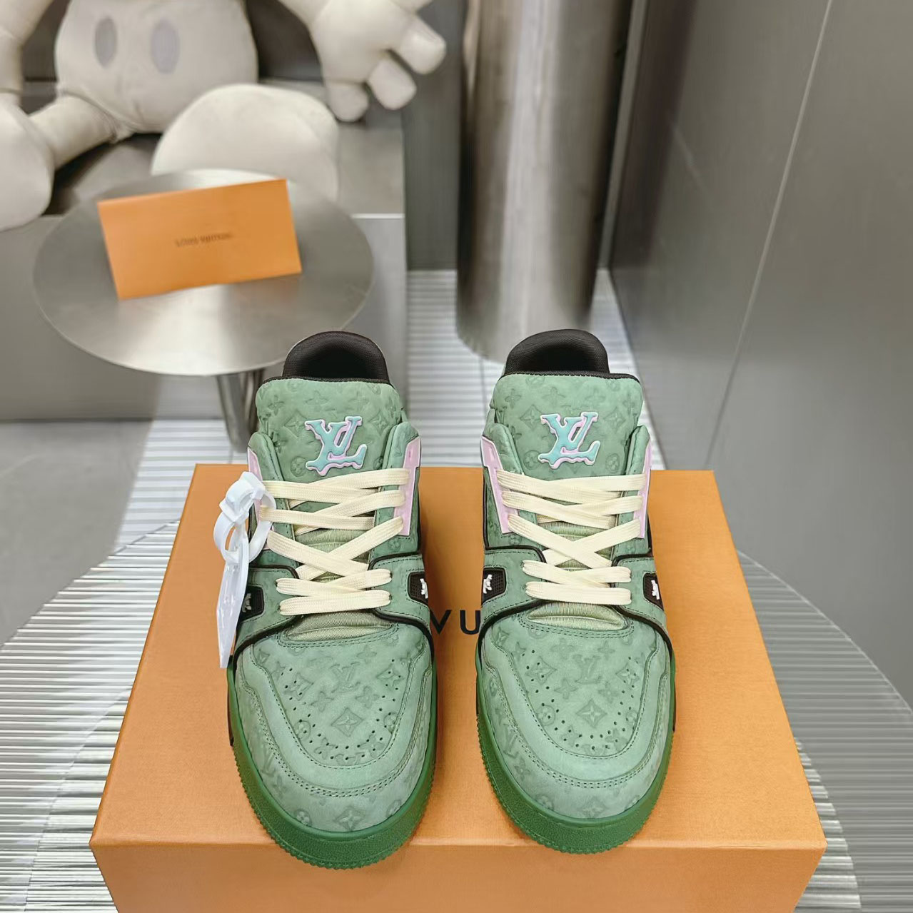 Louis Vuitton  Tyler, The Creator x Louis Vuitton Trainer 'Green' - FashionPlug