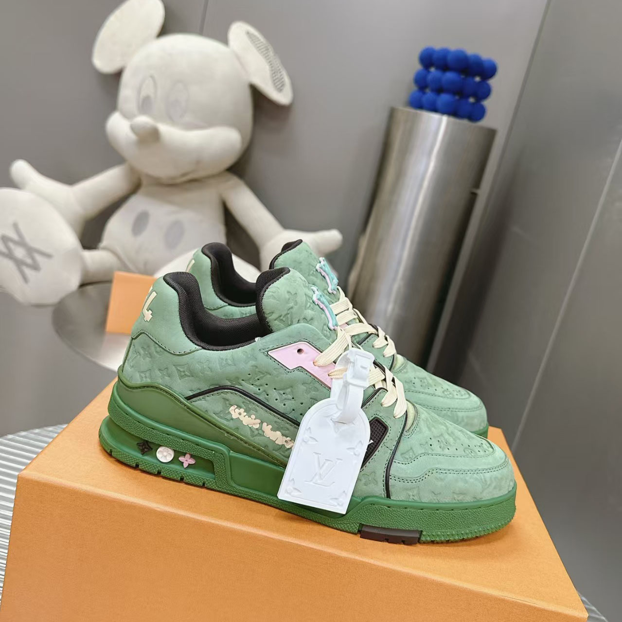 Louis Vuitton  Tyler, The Creator x Louis Vuitton Trainer 'Green' - FashionPlug