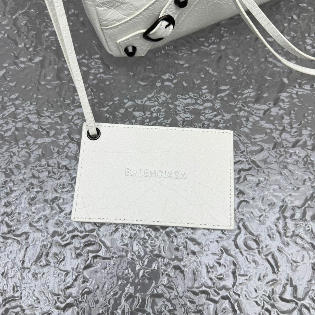 Balenciaga Le City First Bag In White - FashionPlug