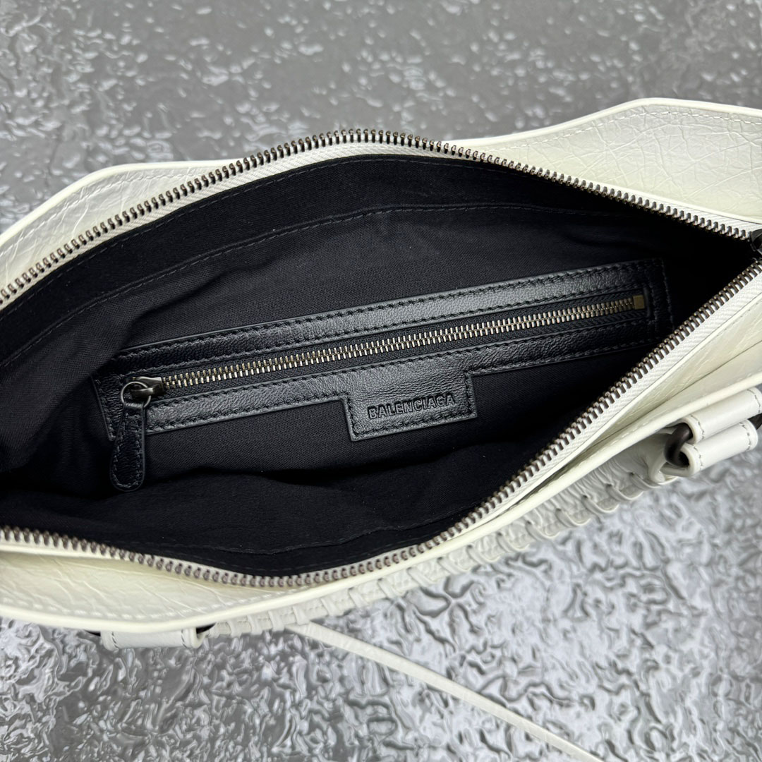 Balenciaga Le City First Bag In White - FashionPlug